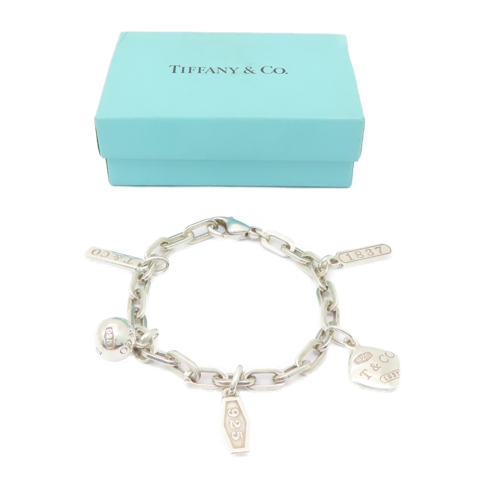 TIFFANY＆CO 925純銀Bracelet銀扣手鏈銀色