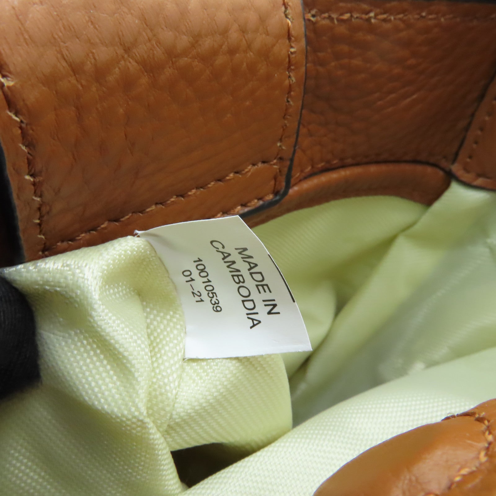 Tory Burch 牛皮皮革Shoulder Bag金扣肩背袋棕色