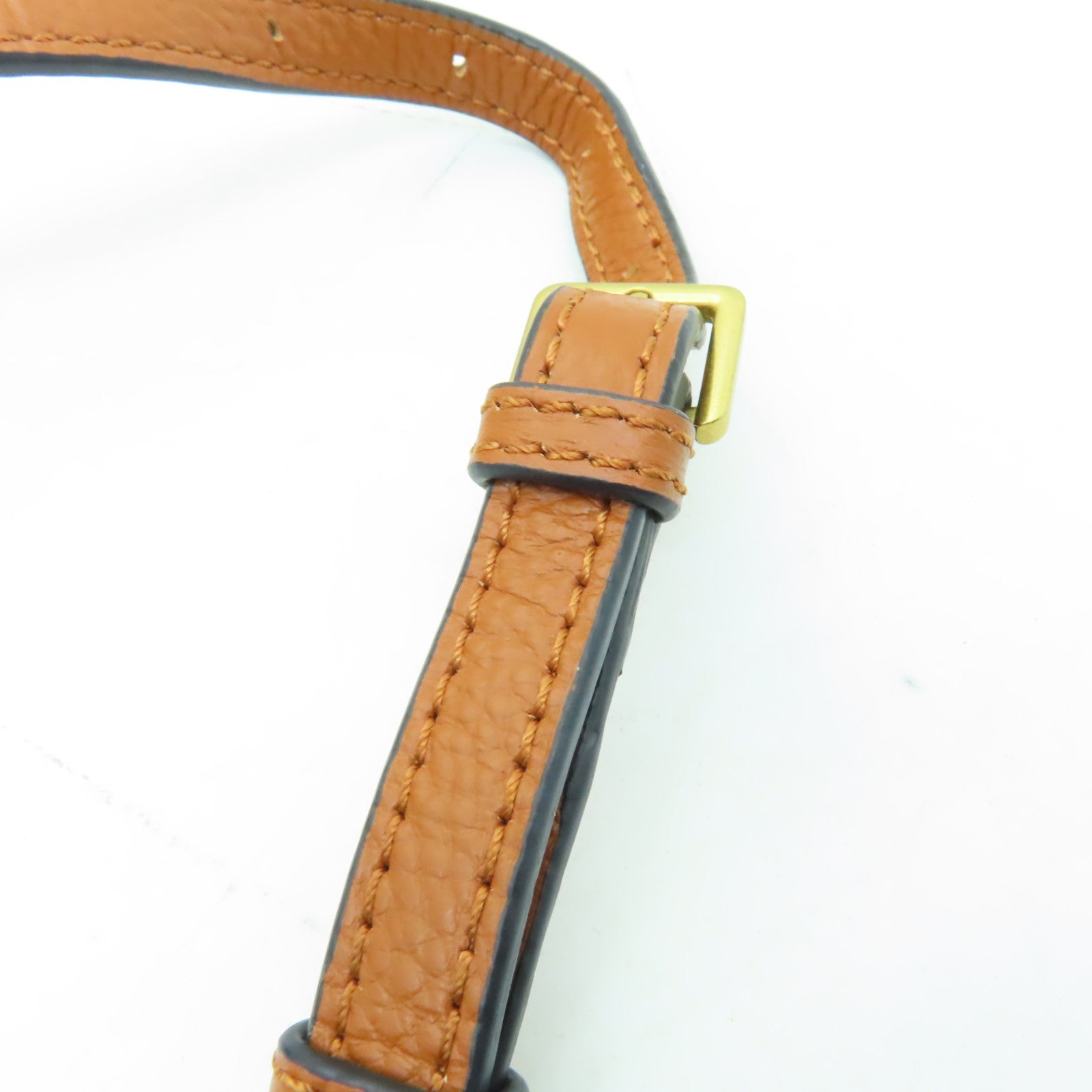 Tory Burch 牛皮皮革Shoulder Bag金扣肩背袋棕色
