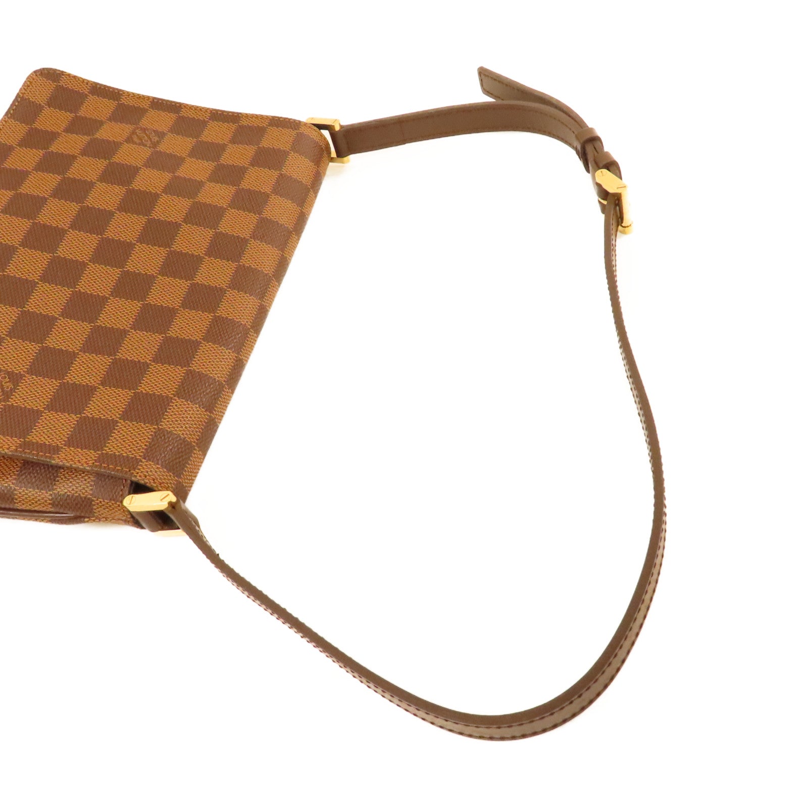 LOUIS VUITTON Damier Musette Tango Shoulder Bag肩背袋啡色