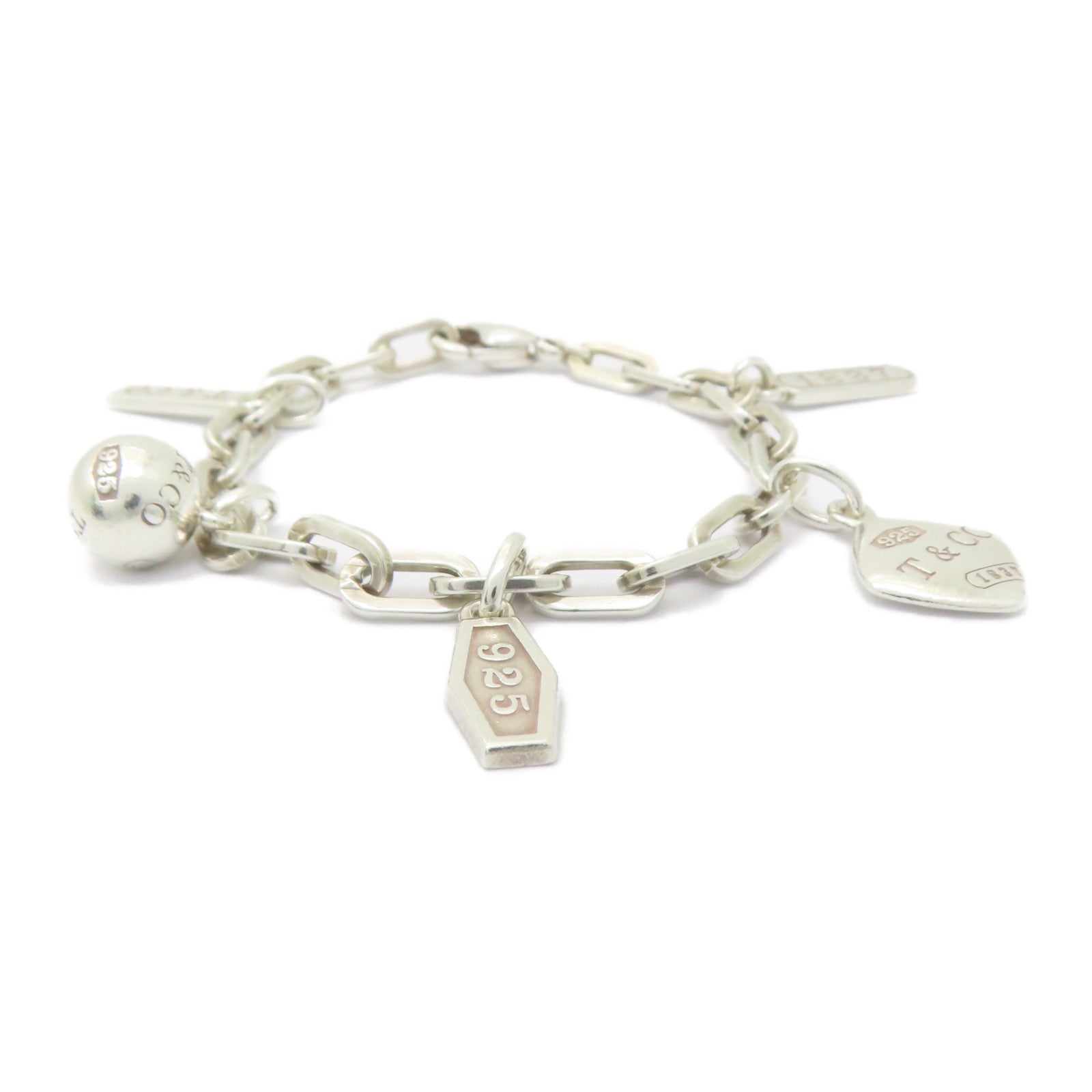 TIFFANY＆CO 925純銀Bracelet銀扣手鏈銀色
