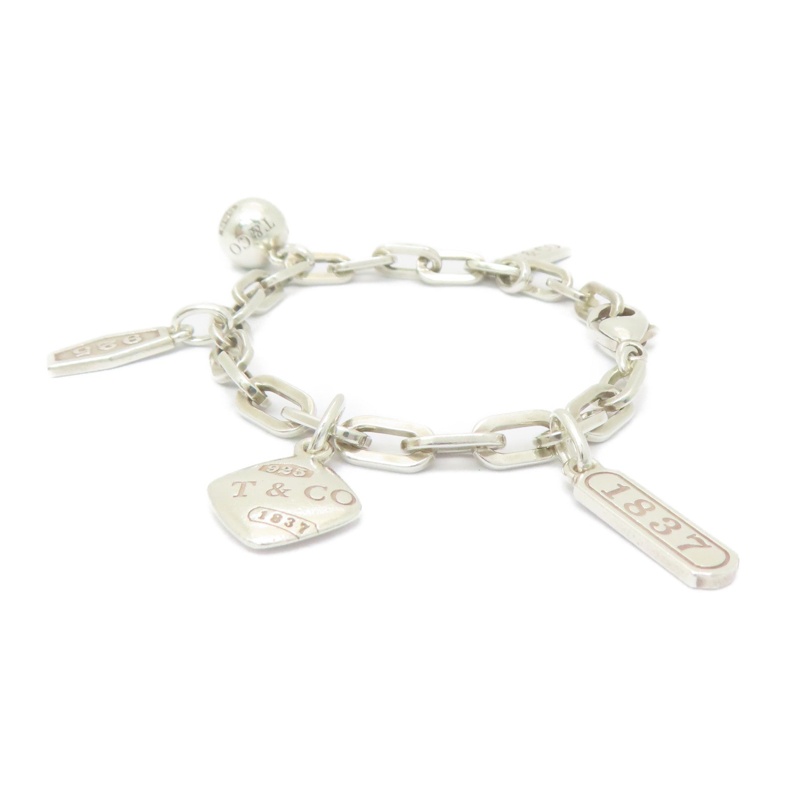 TIFFANY＆CO 925純銀Bracelet銀扣手鏈銀色