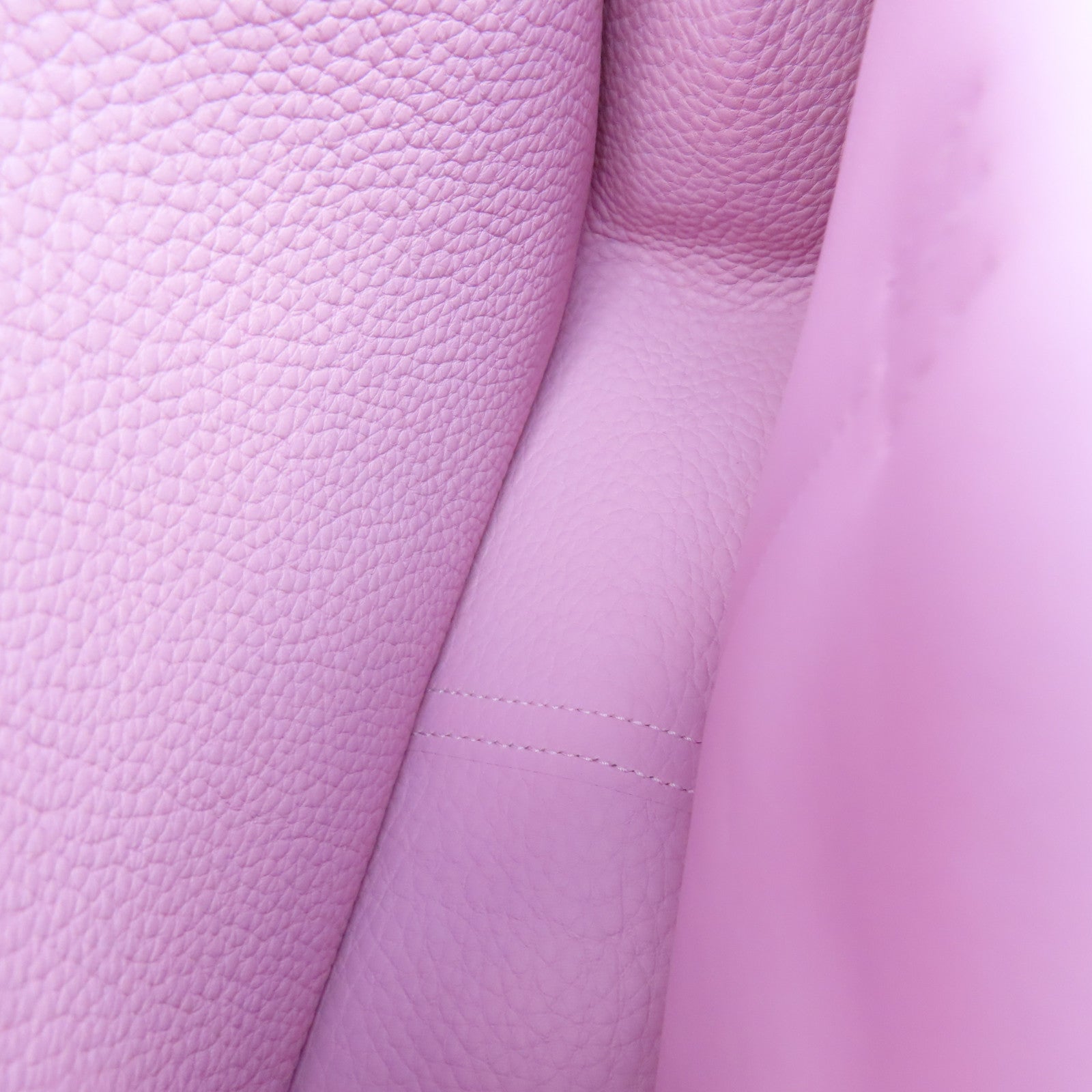 HERMES Clemence皮革Halzan 25銀扣手挽肩背兩用袋Mauve Sylvestre錦葵紫色
