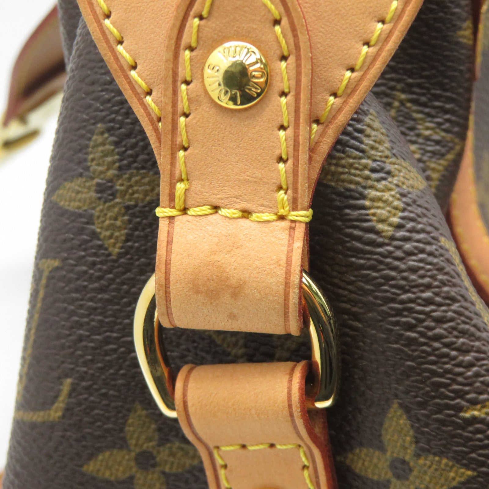 LOUIS VUITTON Monogram Stresa GM金扣手挽袋/肩背袋啡色