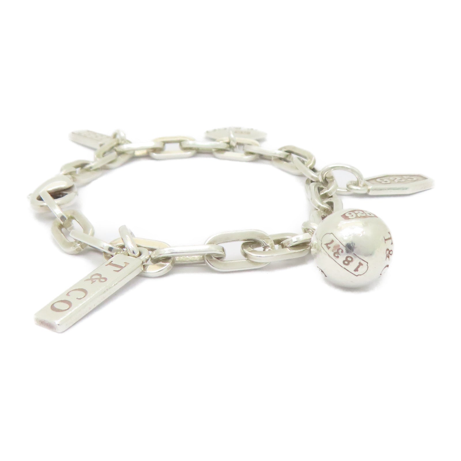 TIFFANY＆CO 925純銀Bracelet銀扣手鏈銀色