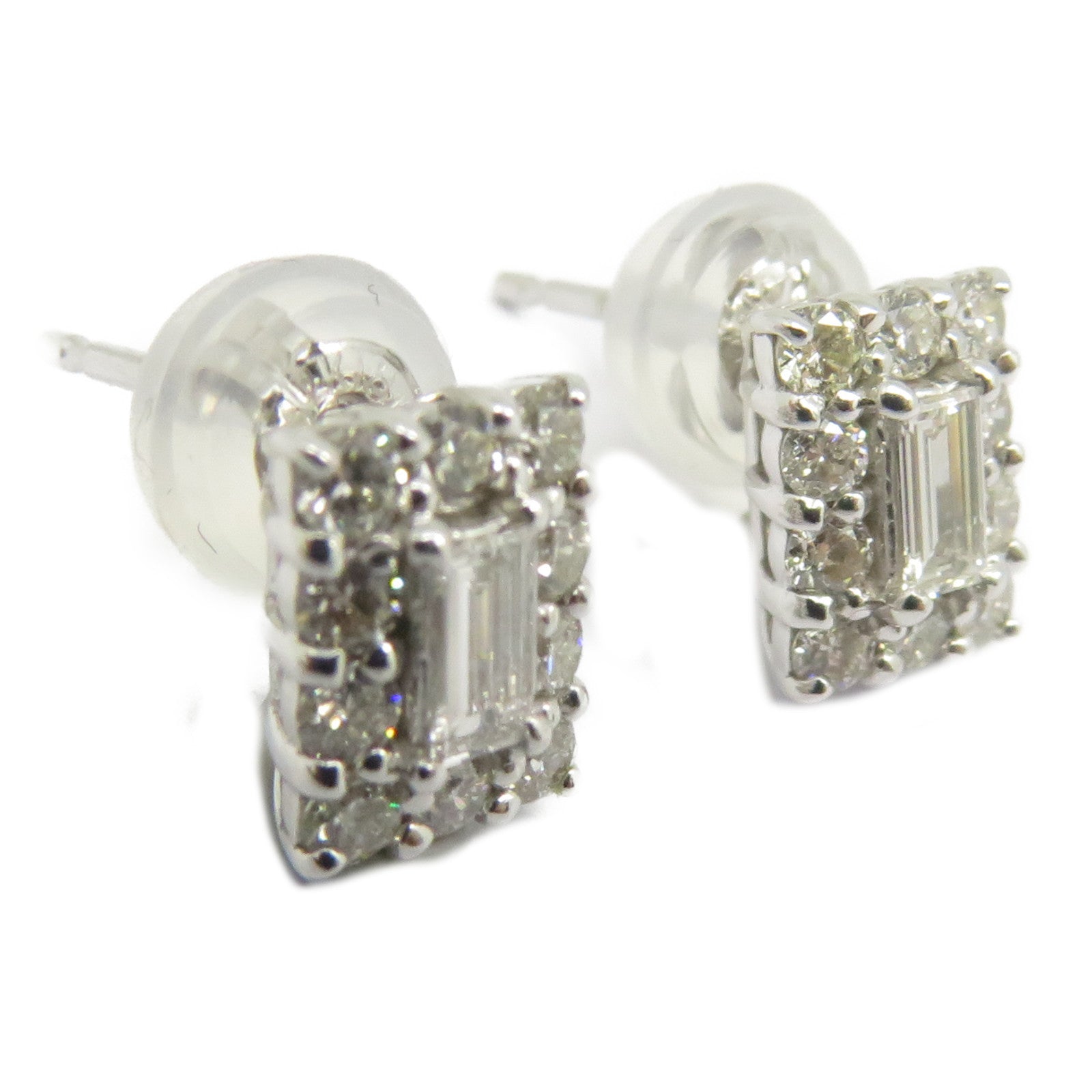 JEWELRY 18K白金Diamond Earrings 1.4g鑽石耳環