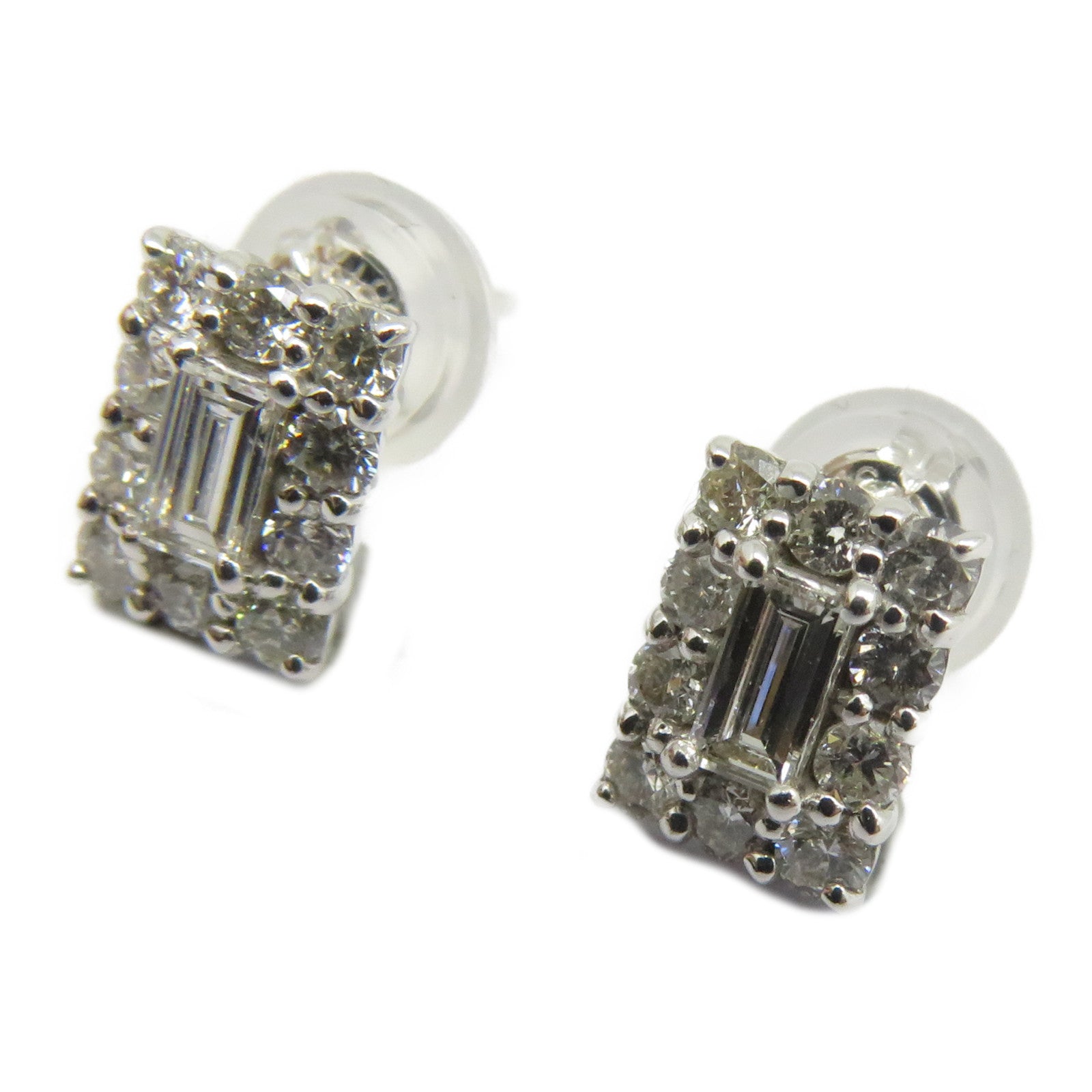 JEWELRY 18K白金Diamond Earrings 1.4g鑽石耳環