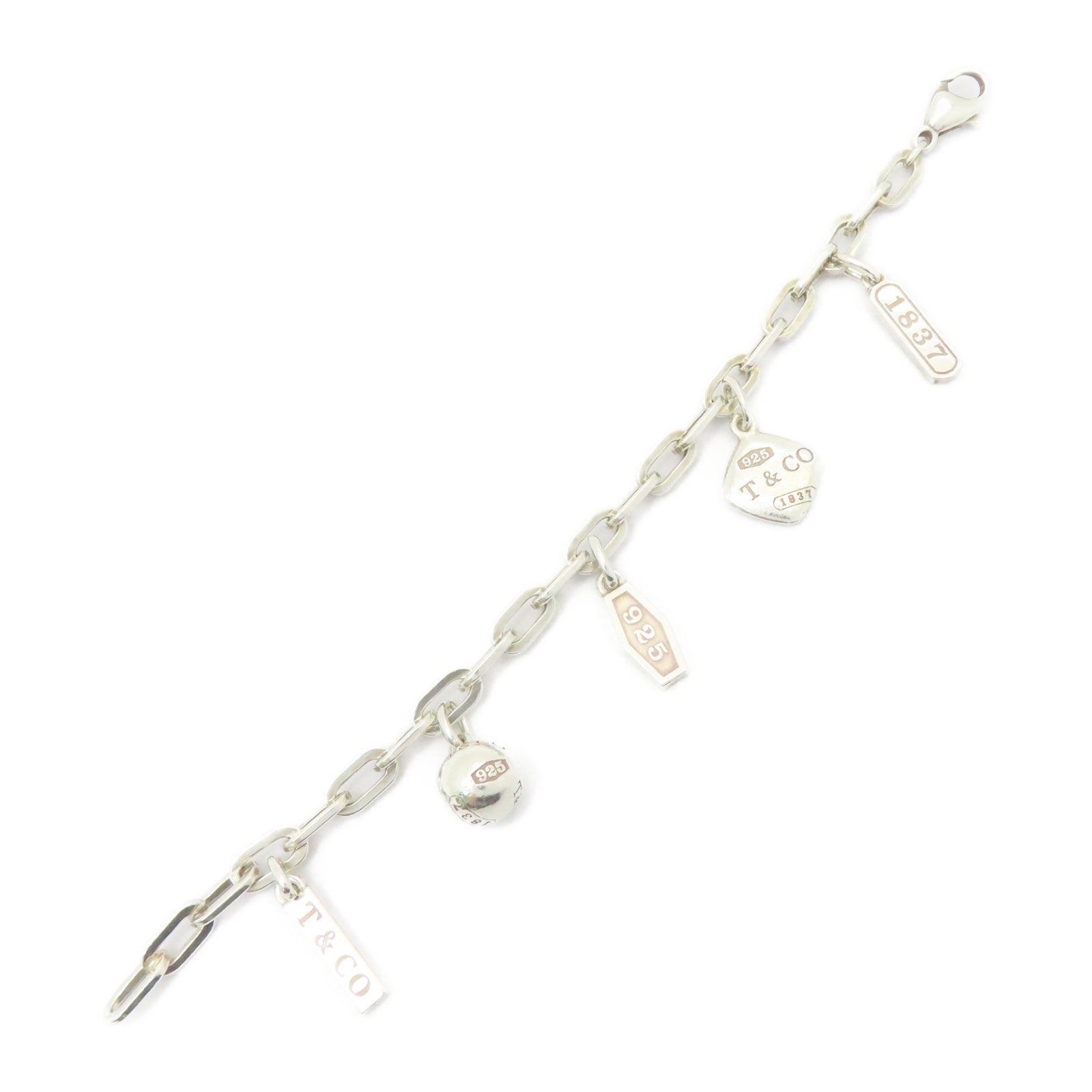 TIFFANY＆CO 925純銀Bracelet銀扣手鏈銀色