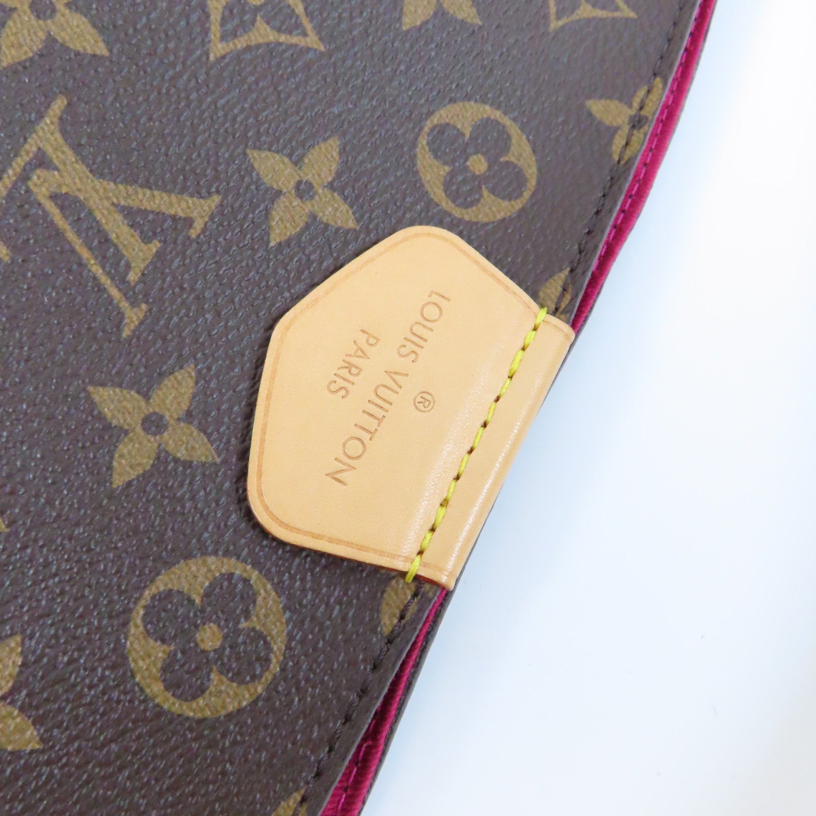 LOUIS VUITTON Monogram Delightful MM金扣肩背袋啡色