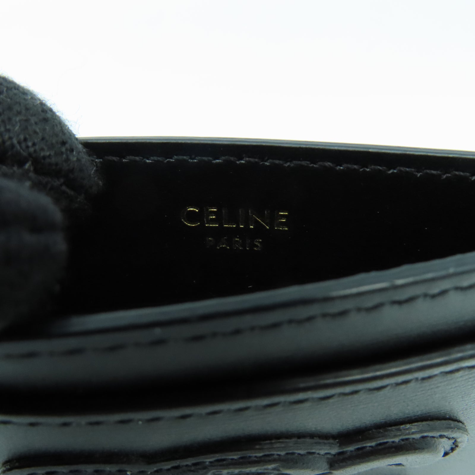 CELINE 牛皮皮革Card Case卡片套黑色