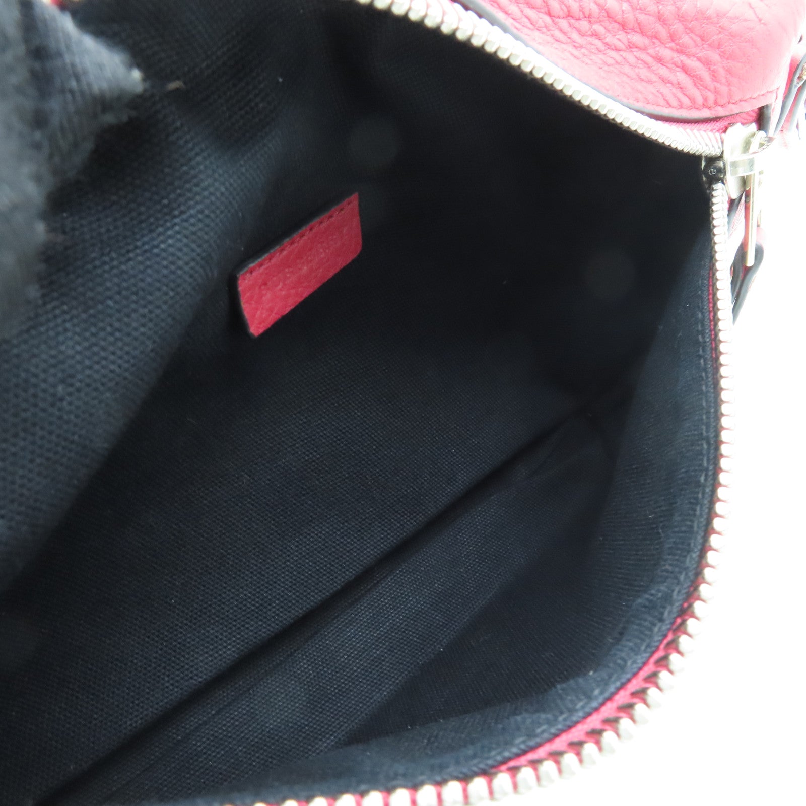 BURBERRY Canvas Shoulder Bag Gold Buckle Shoulder Bag Brown Red