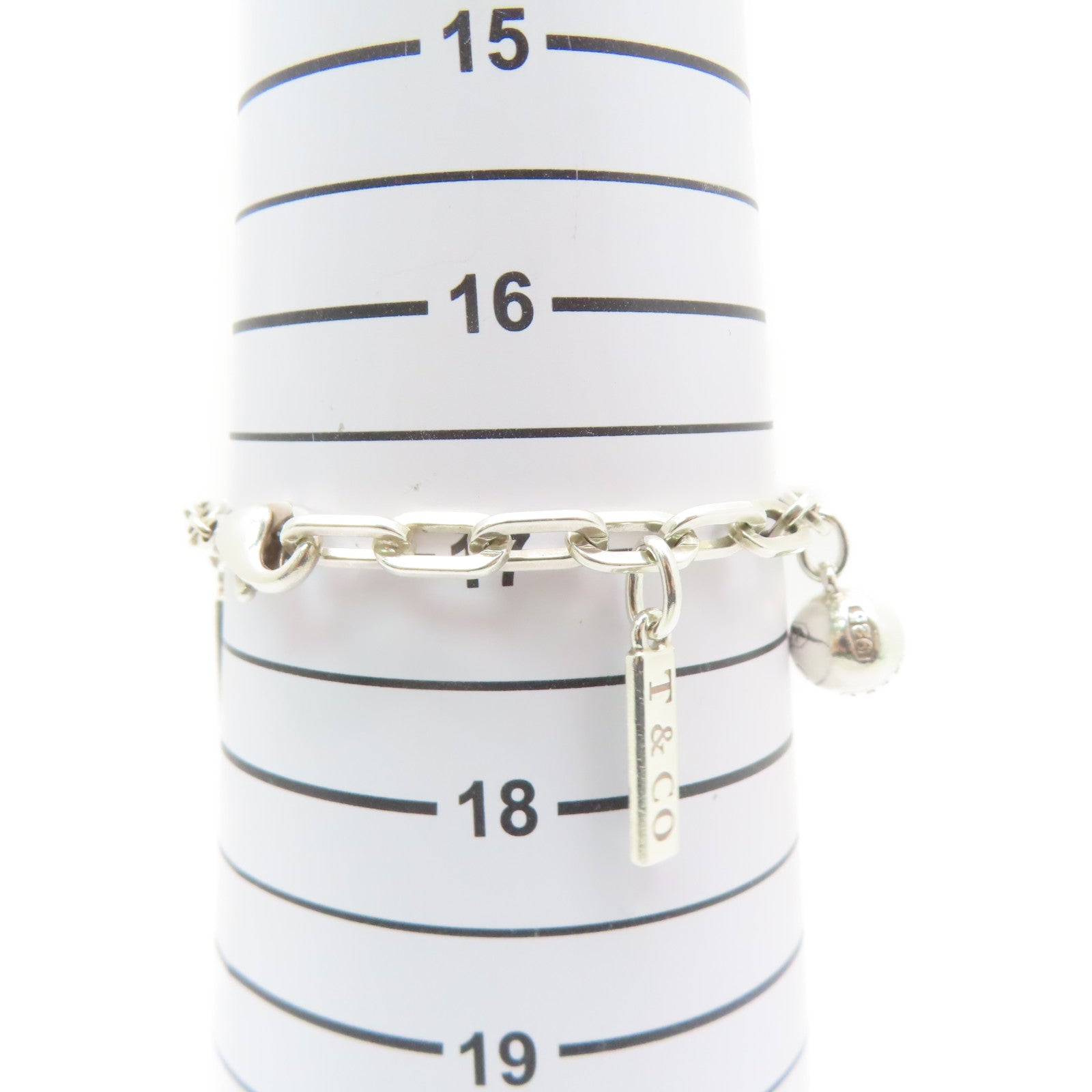 TIFFANY＆CO 925純銀Bracelet銀扣手鏈銀色