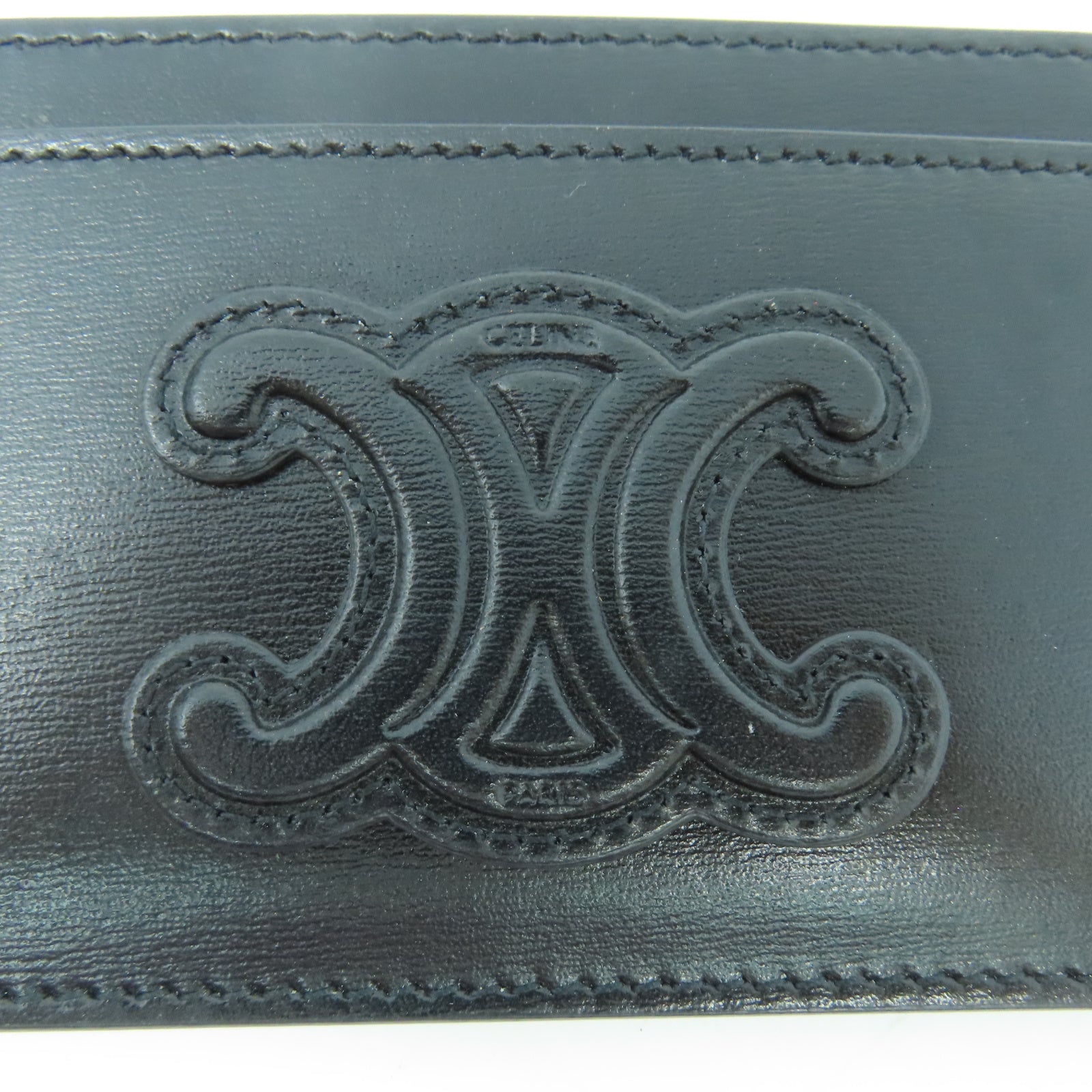 CELINE 牛皮皮革Card Case卡片套黑色