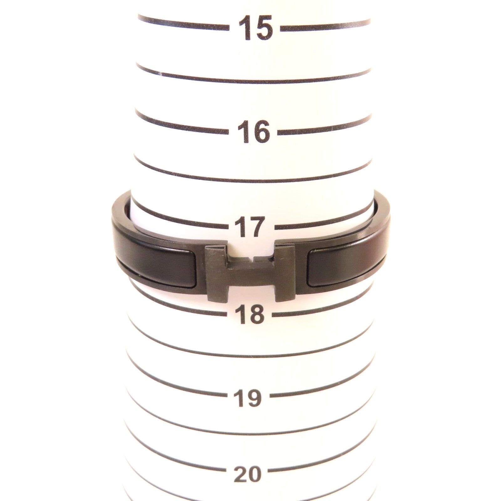 HERMES 金屬Clic HH So Black Bracelet手鐲黑色