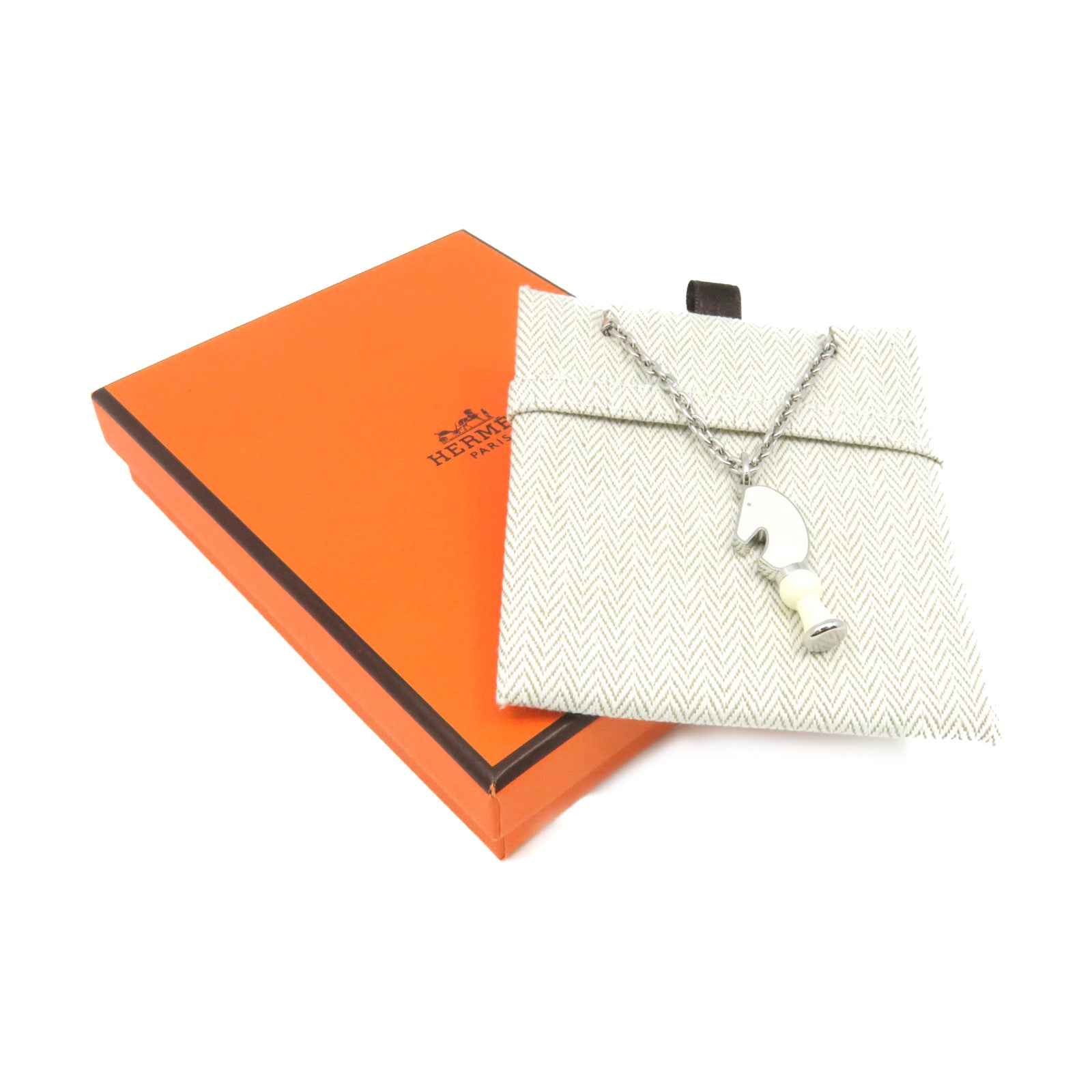 HERMES 金屬Cavalier Necklace項鍊