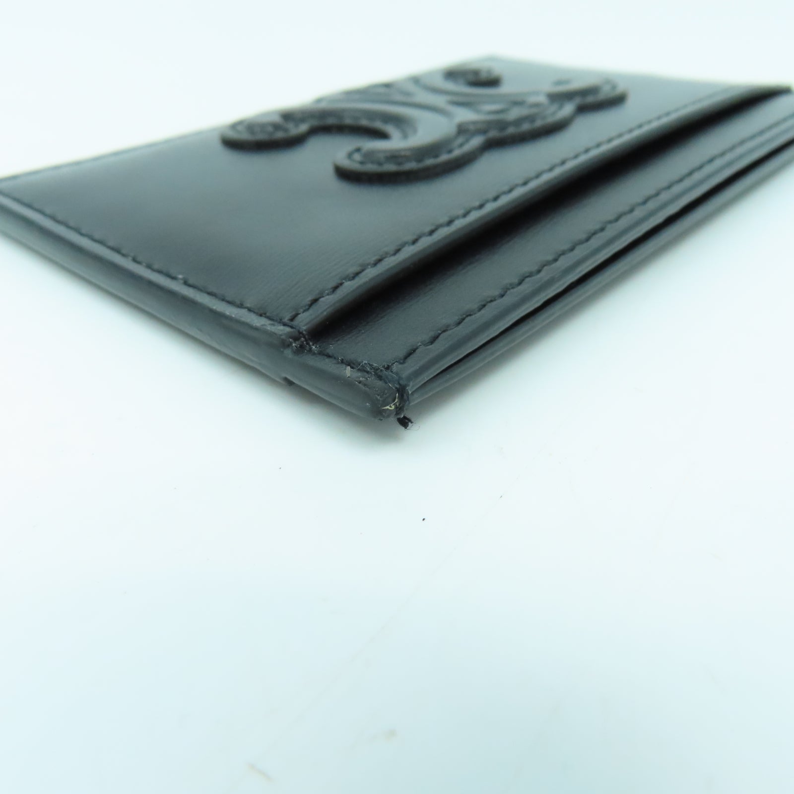 CELINE 牛皮皮革Card Case卡片套黑色