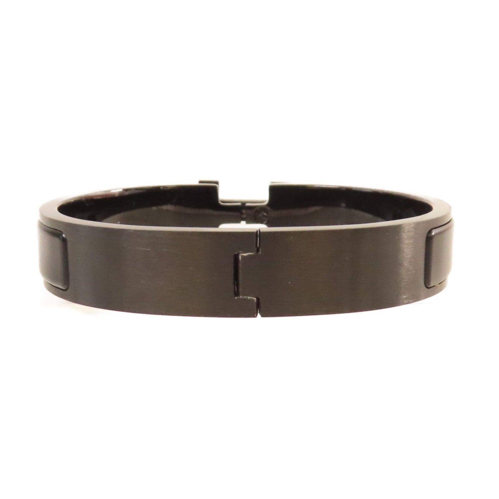 HERMES 金屬Clic HH So Black Bracelet手鐲黑色