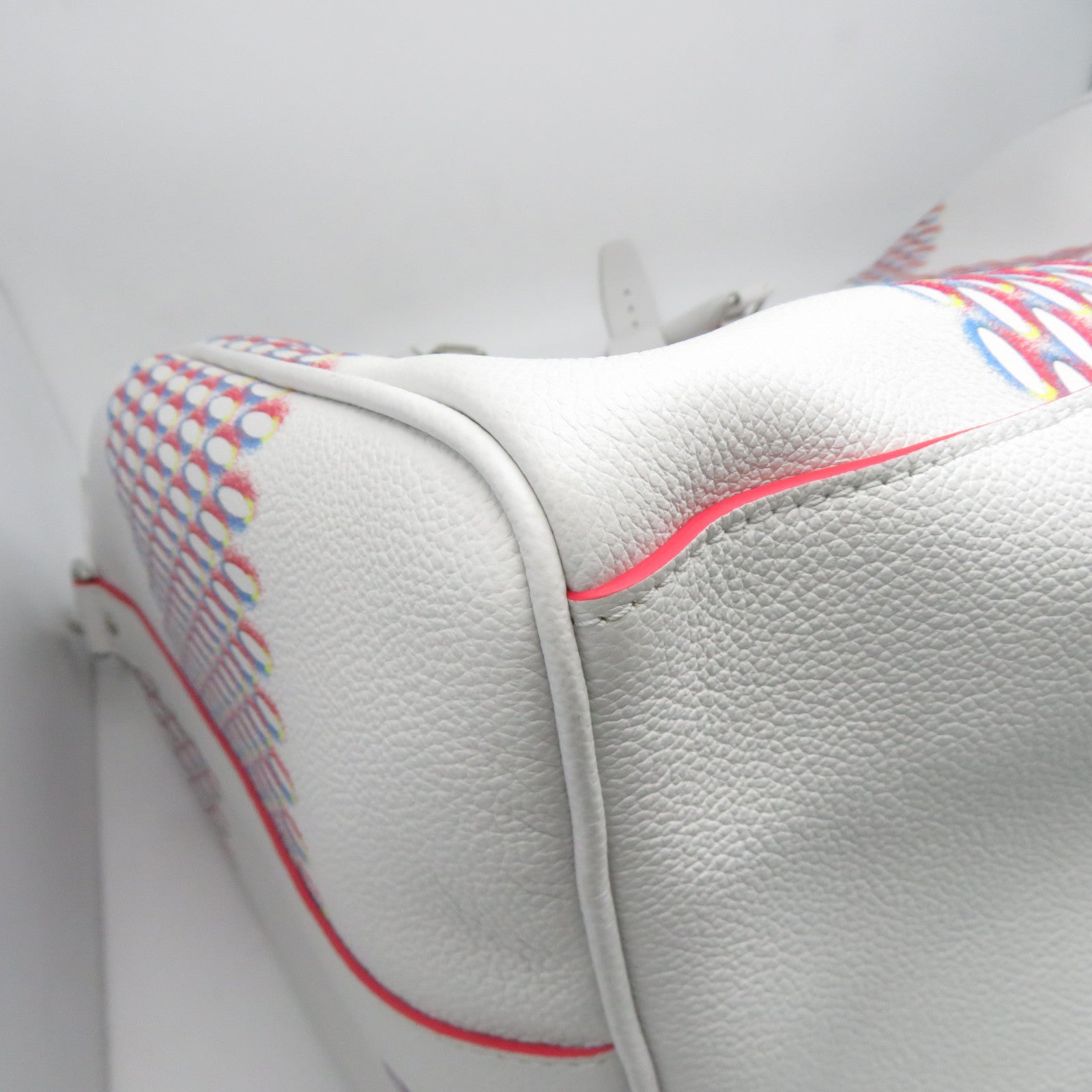 LOUIS VUITTON 【激減優惠】Damier Spray Keepall 50 Bandoulie銀扣手挽肩背兩用袋白色