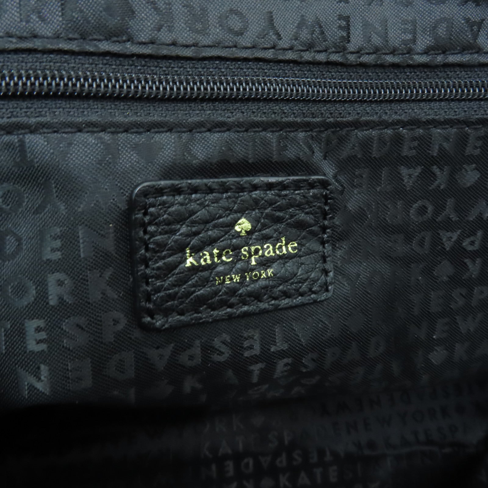 Kate Spade 牛皮皮革2way Shoulder Bag金扣手挽肩背兩用袋黒色