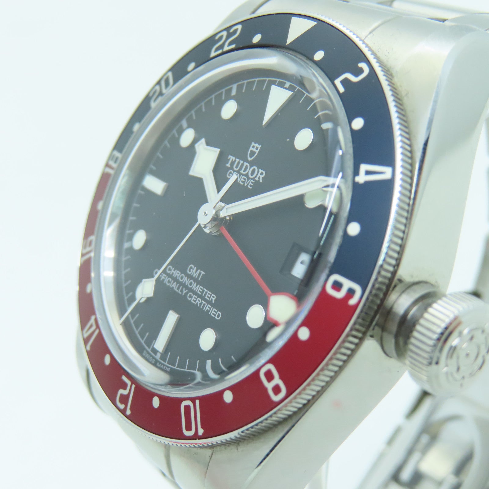 TUDOR GMT Stainless Steel Watch Automatic Movement Blue/Red