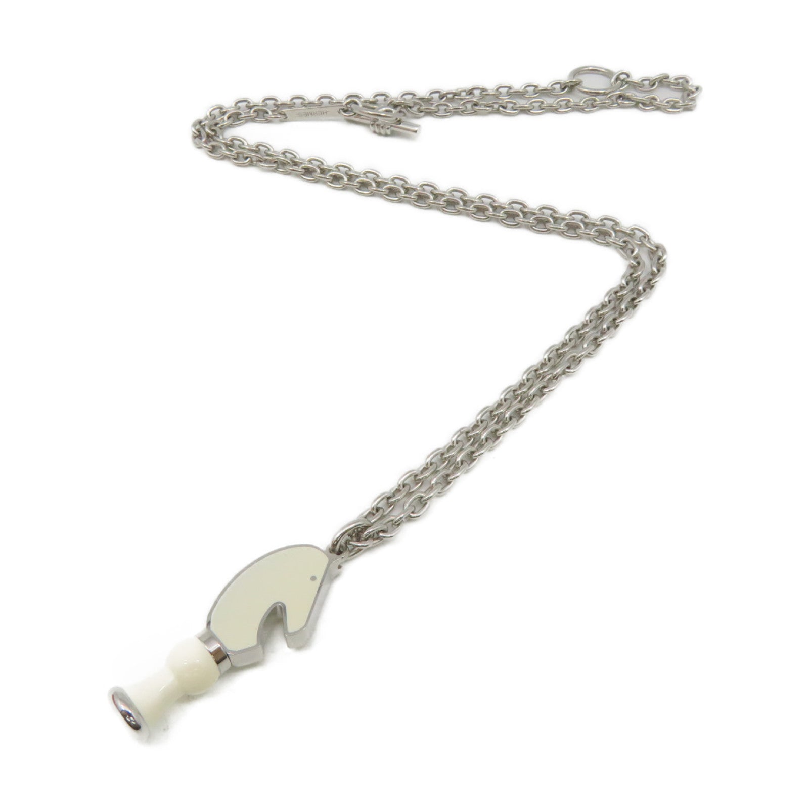 HERMES 金屬Cavalier Necklace項鍊