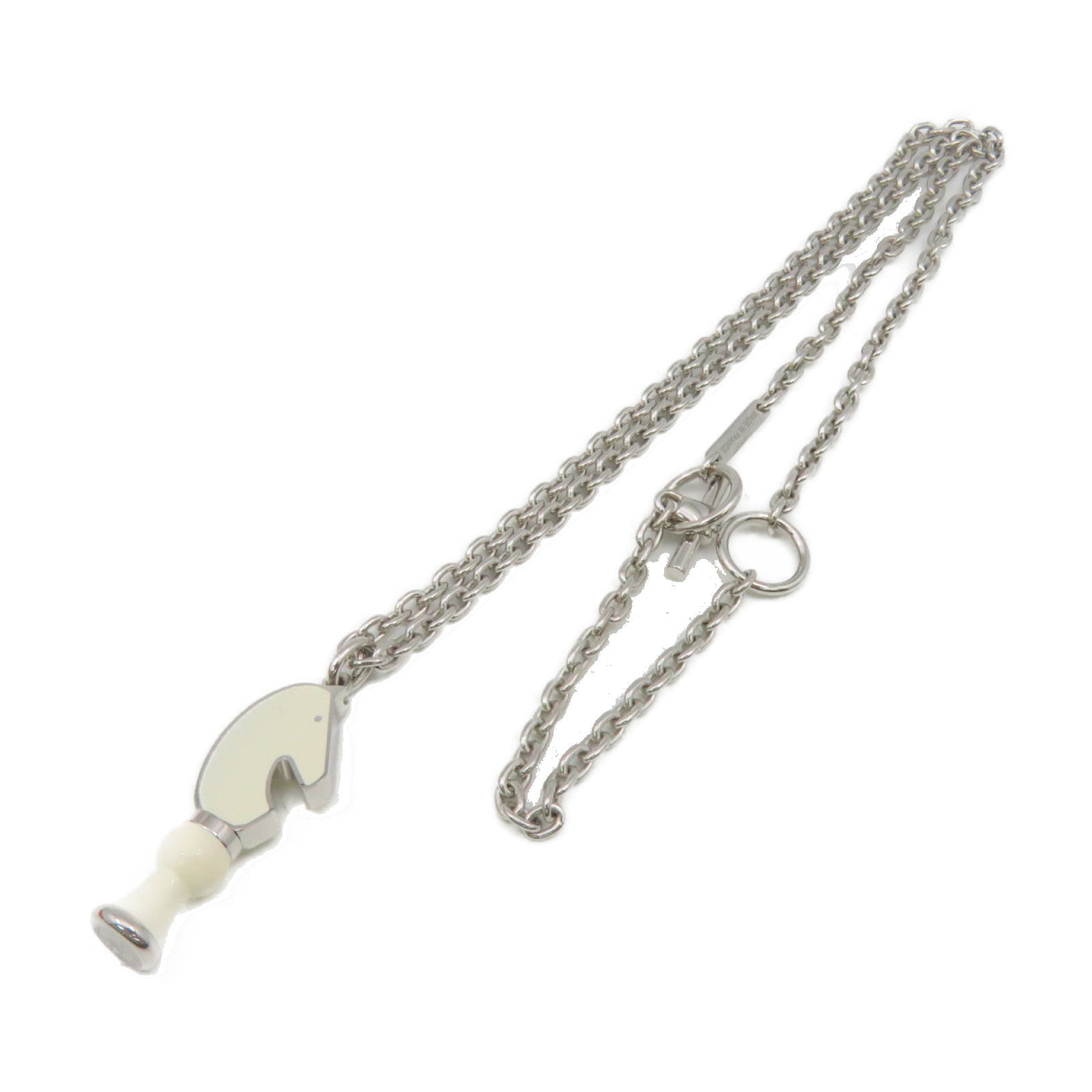 HERMES 金屬Cavalier Necklace項鍊
