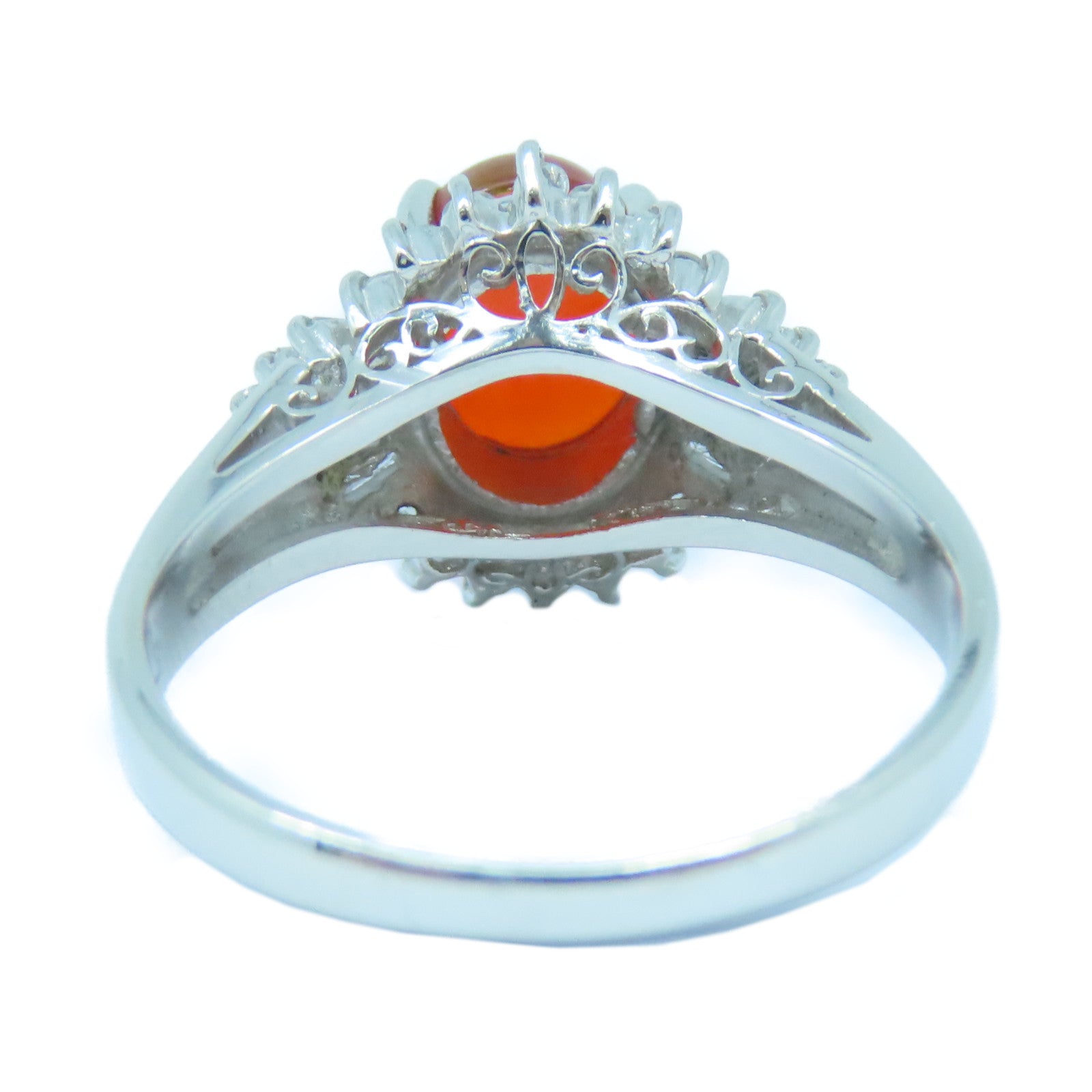 JEWELRY PT900鉑金Opal Ring蛋白石戒指US#7
