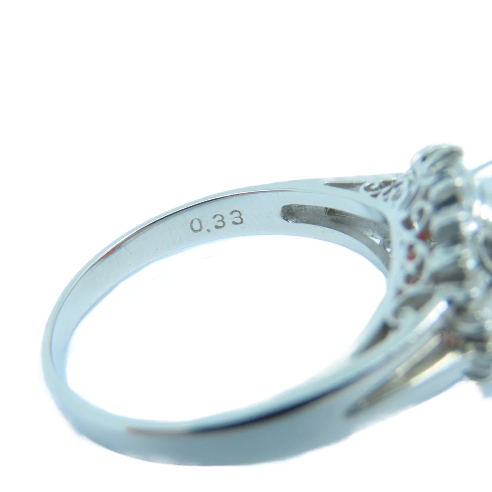 JEWELRY PT900鉑金Opal Ring蛋白石戒指US#7