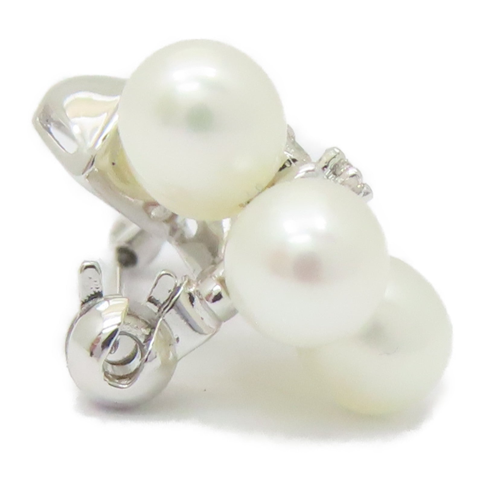 JEWELRY 18K白金Diamond Brooch 0.07ct鑽石胸針銀色