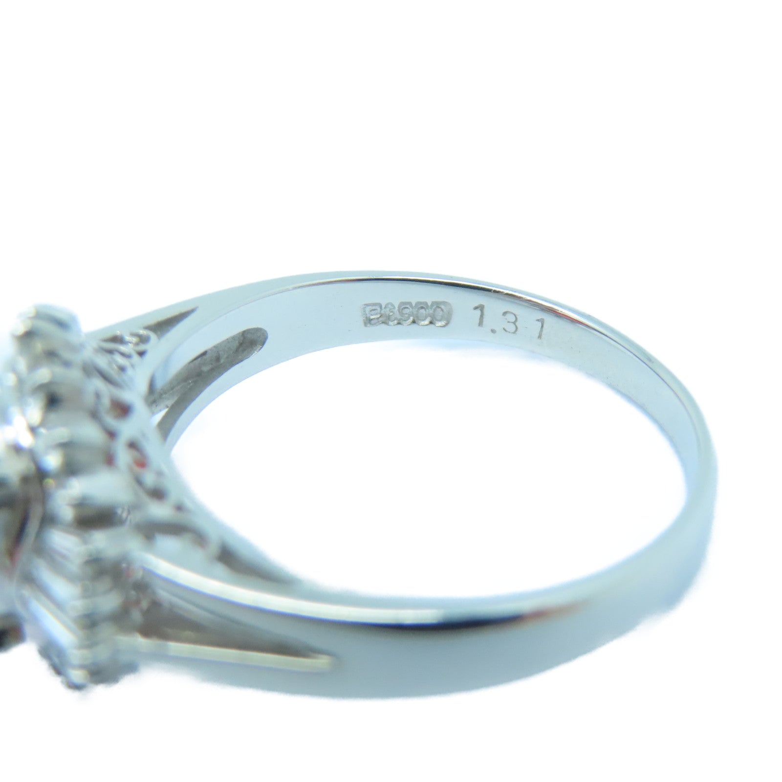 JEWELRY PT900鉑金Opal Ring蛋白石戒指US#7