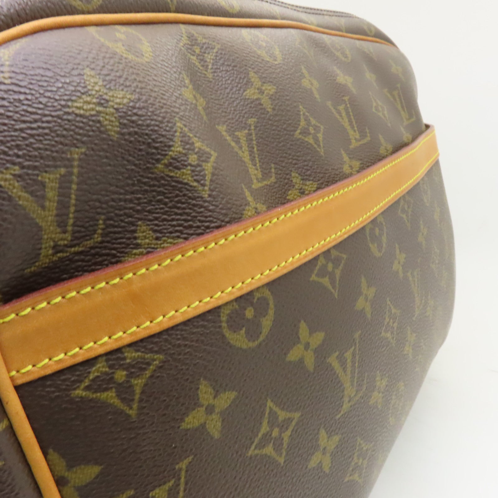 LOUIS VUITTON Monogram Reporter GM金扣肩背袋棕色