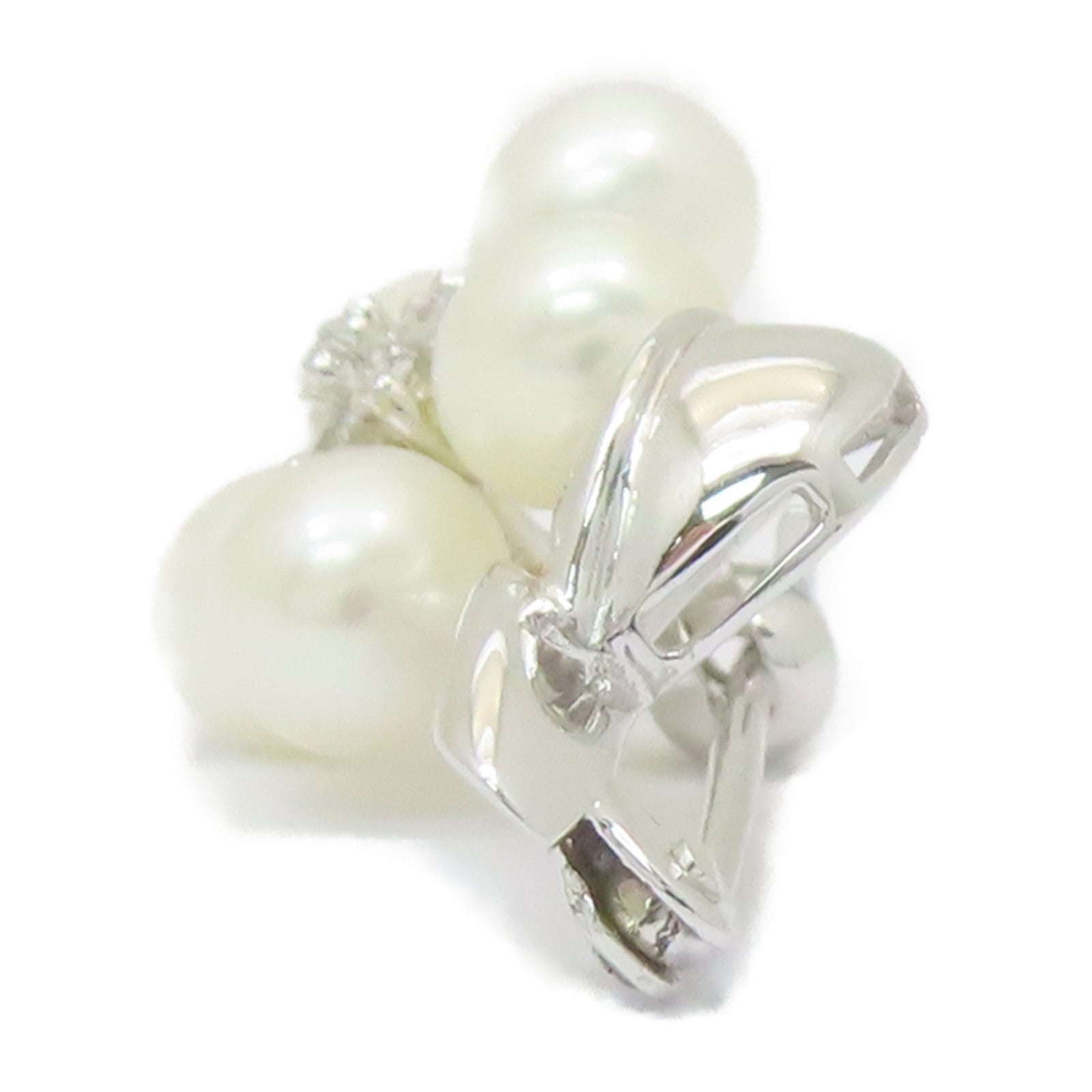 JEWELRY 18K白金Diamond Brooch 0.07ct鑽石胸針銀色