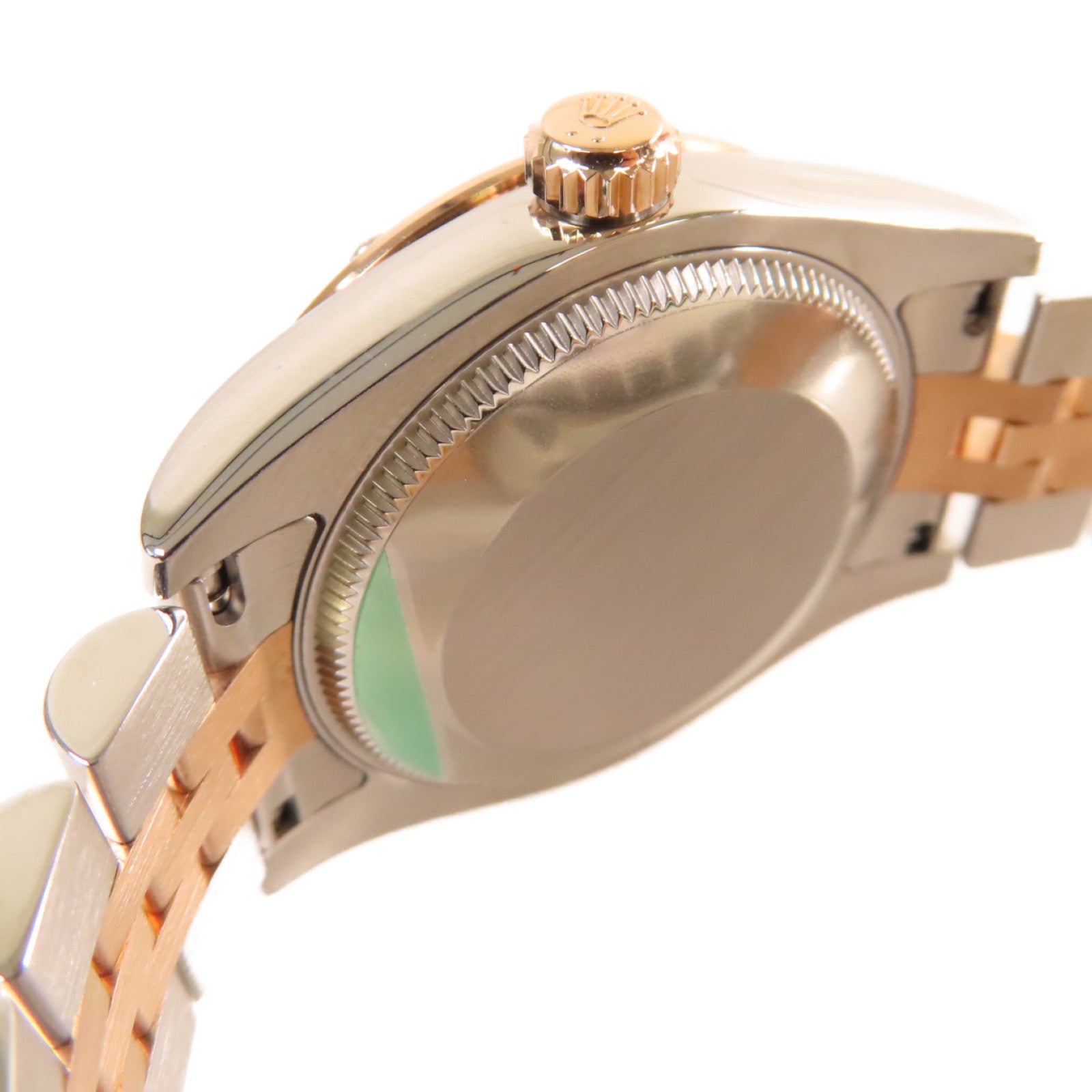 ROLEX Datejust 31mm Watch不鏽鋼/18K玫瑰金自動機芯手錶銅色