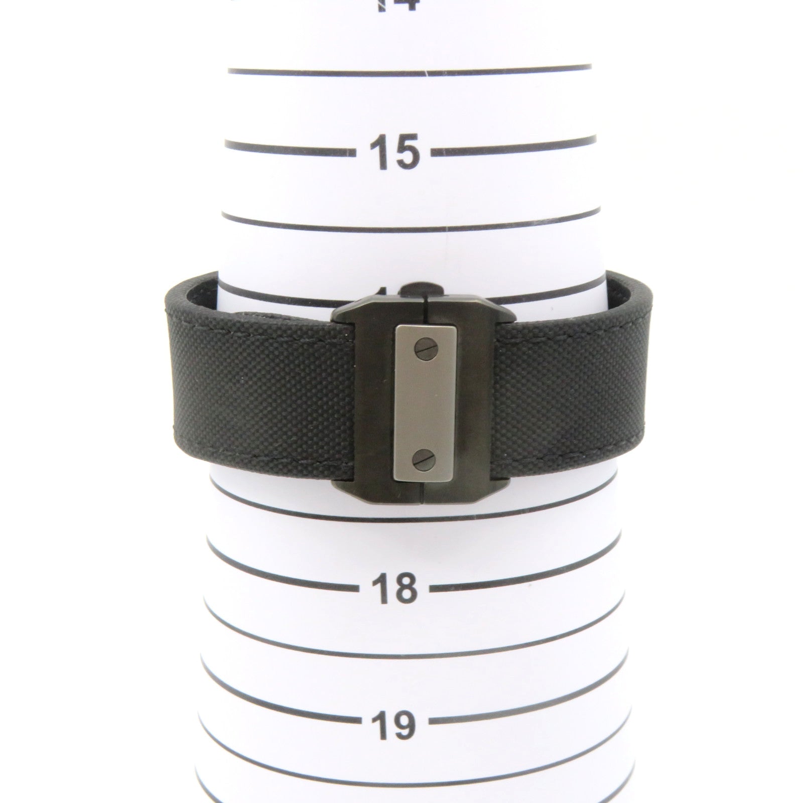 CARTIER Santos 100 Watch鈦金屬/帆布帶自動機芯手錶黑色