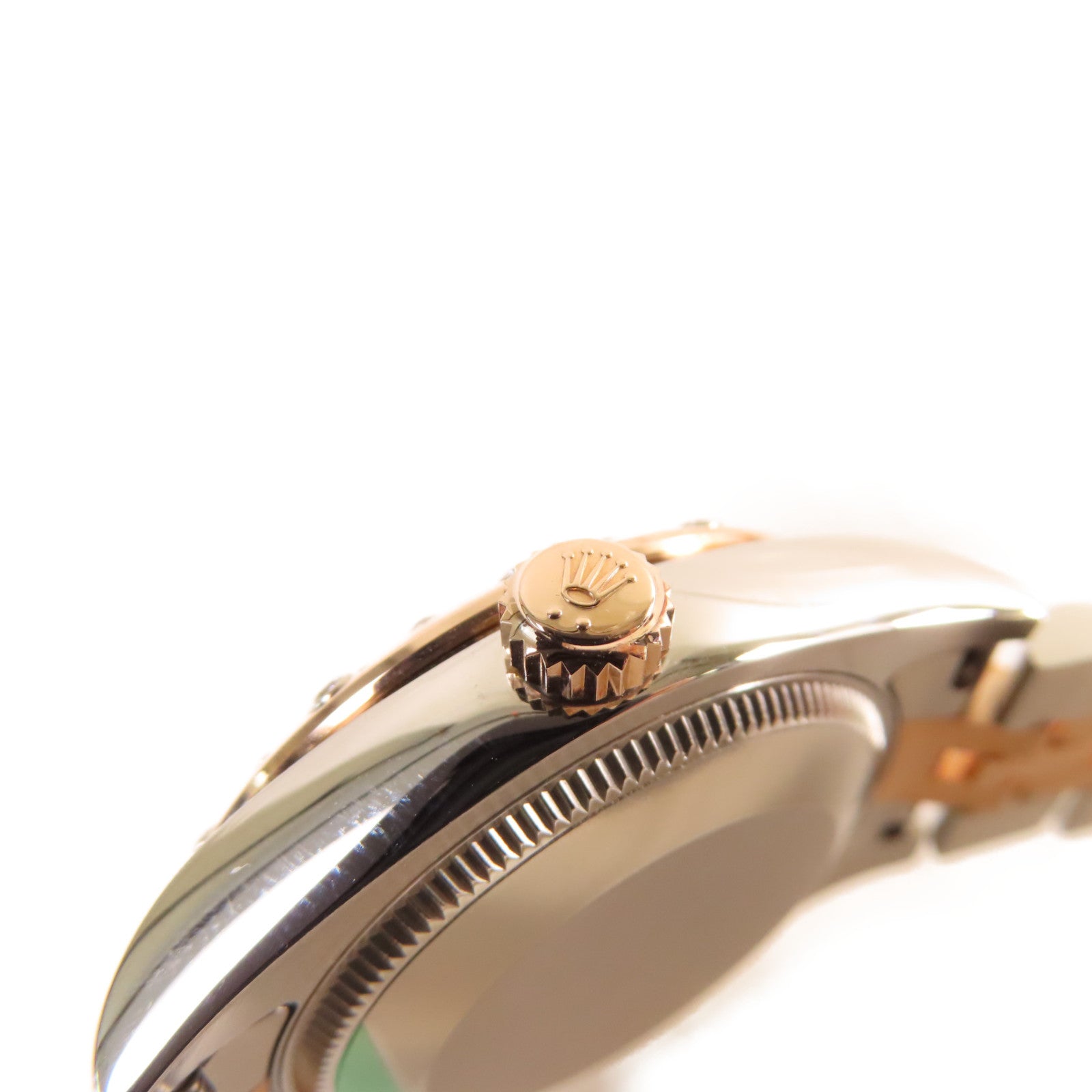 ROLEX Datejust 31mm Watch不鏽鋼/18K玫瑰金自動機芯手錶銅色
