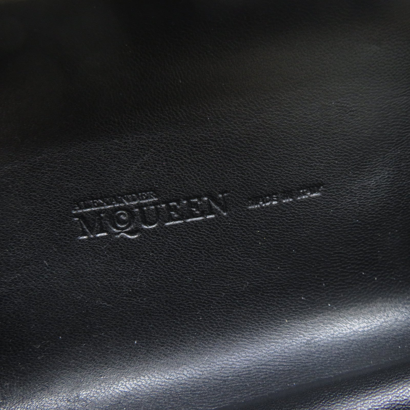 Alexander McQueen 馬毛Clutch Bag金扣手拿包紫色