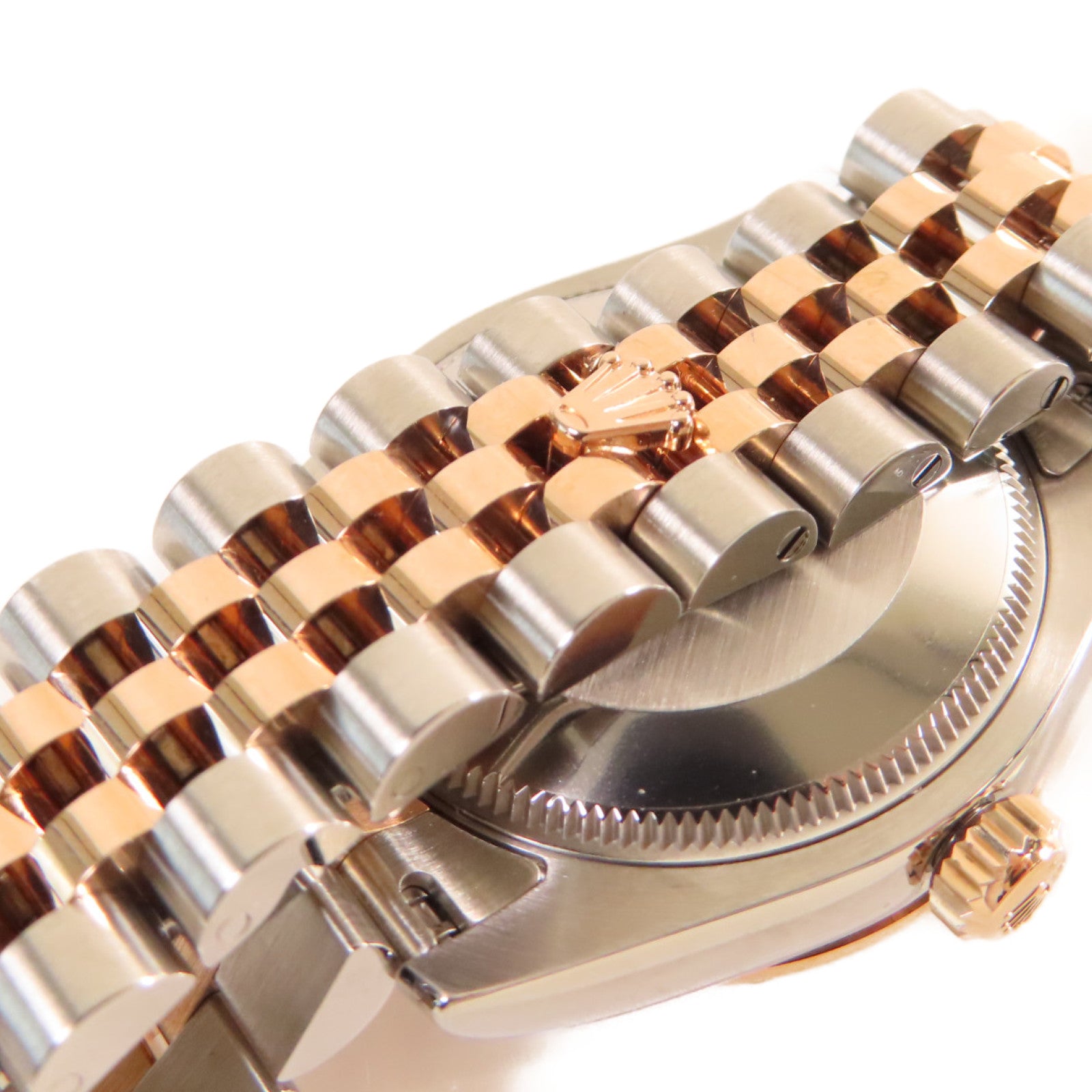 ROLEX Datejust 31mm Watch不鏽鋼/18K玫瑰金自動機芯手錶銅色