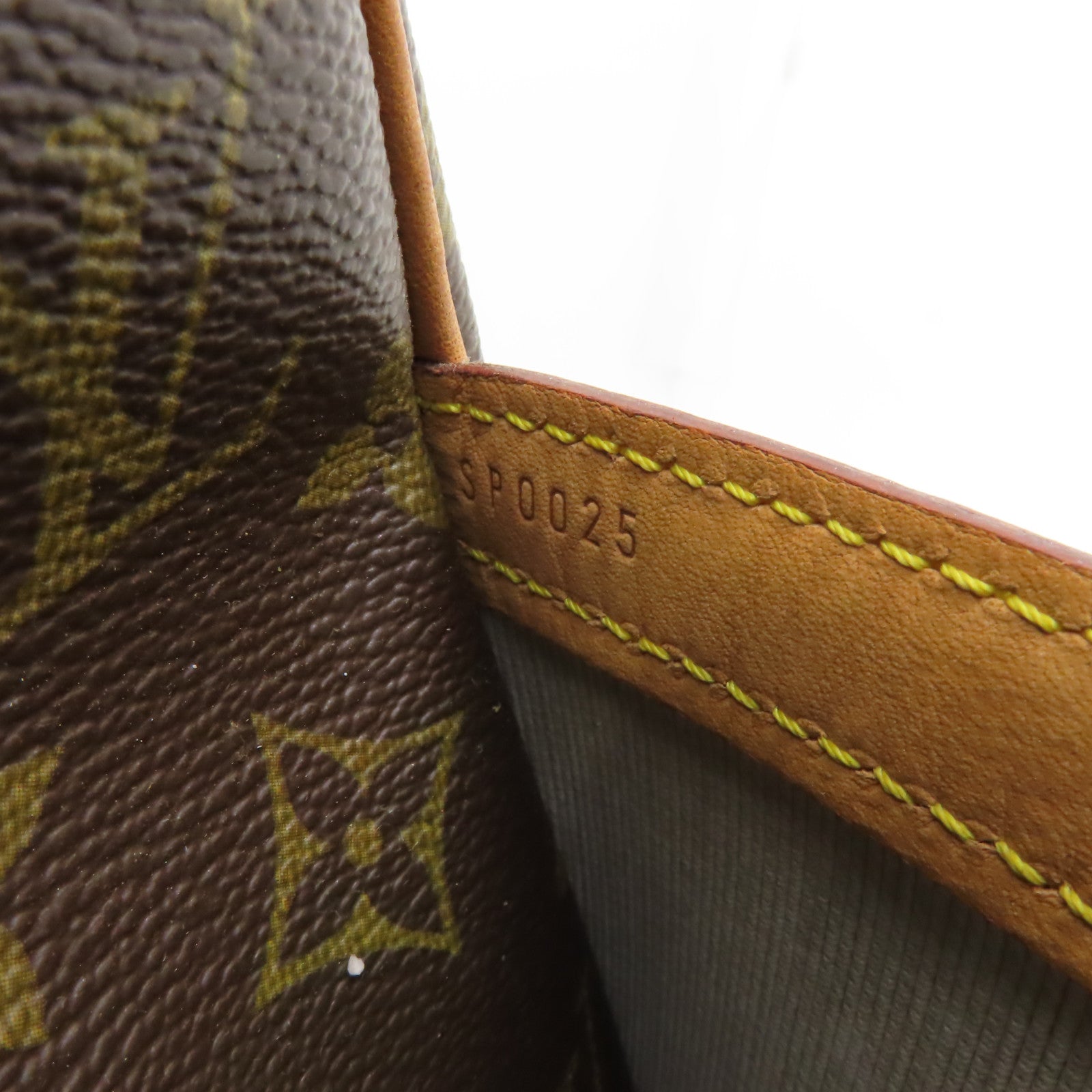 LOUIS VUITTON Monogram Reporter GM金扣肩背袋棕色