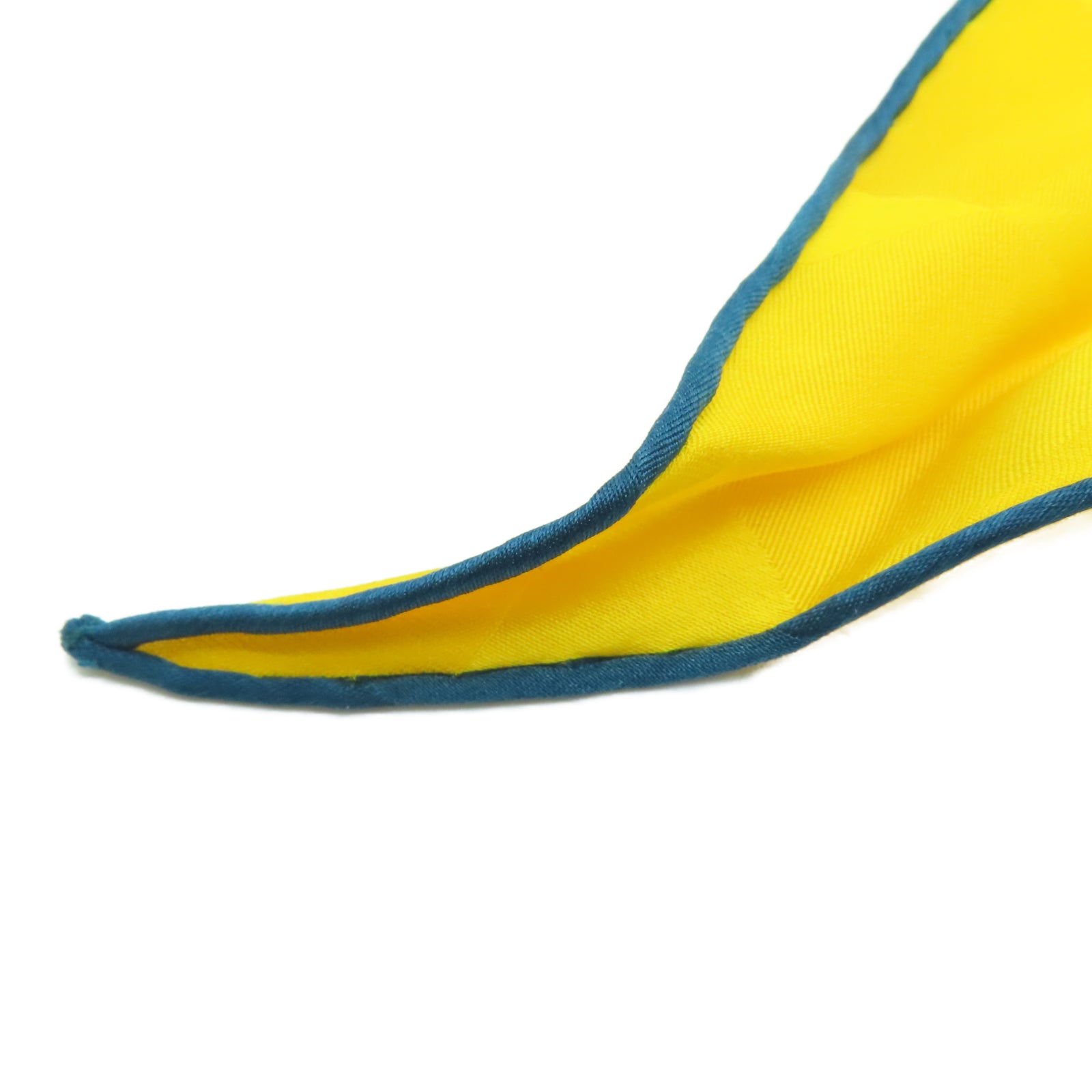 HERMES 絲質Scarf絲巾黃色