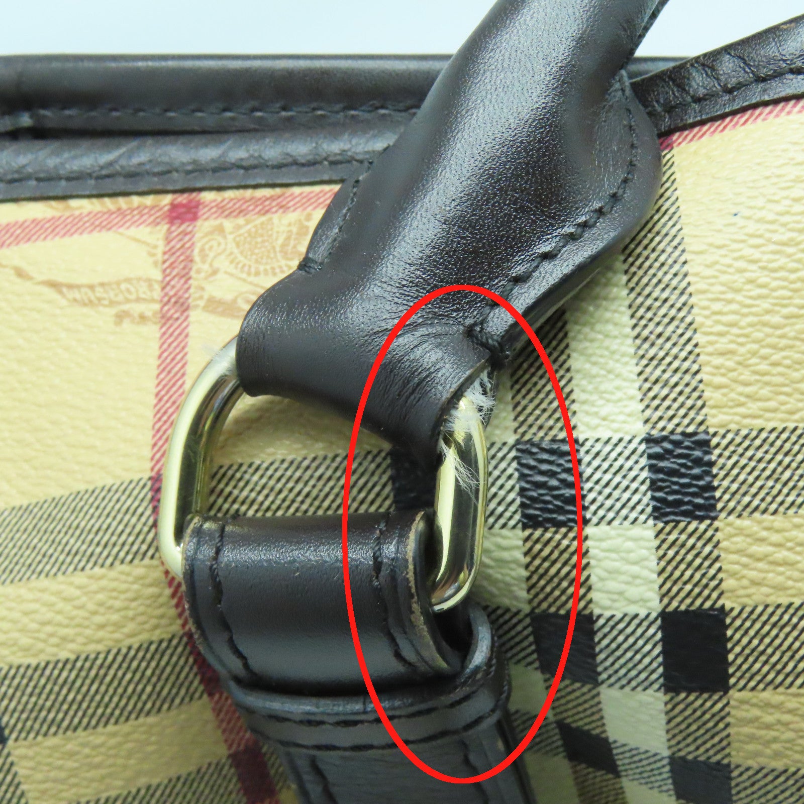 BURBERRY 涂层皮革2way Shoulder Bag金扣手挽肩背两用袋米色啡色