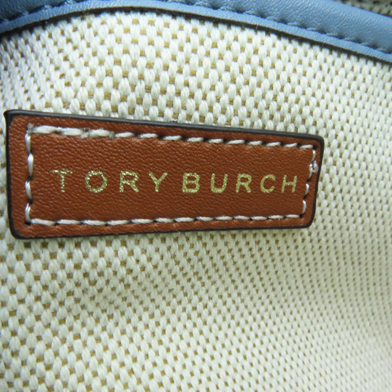 Tory Burch 帆布2way Shoulder Bag金扣手挽肩背兩用袋棕色