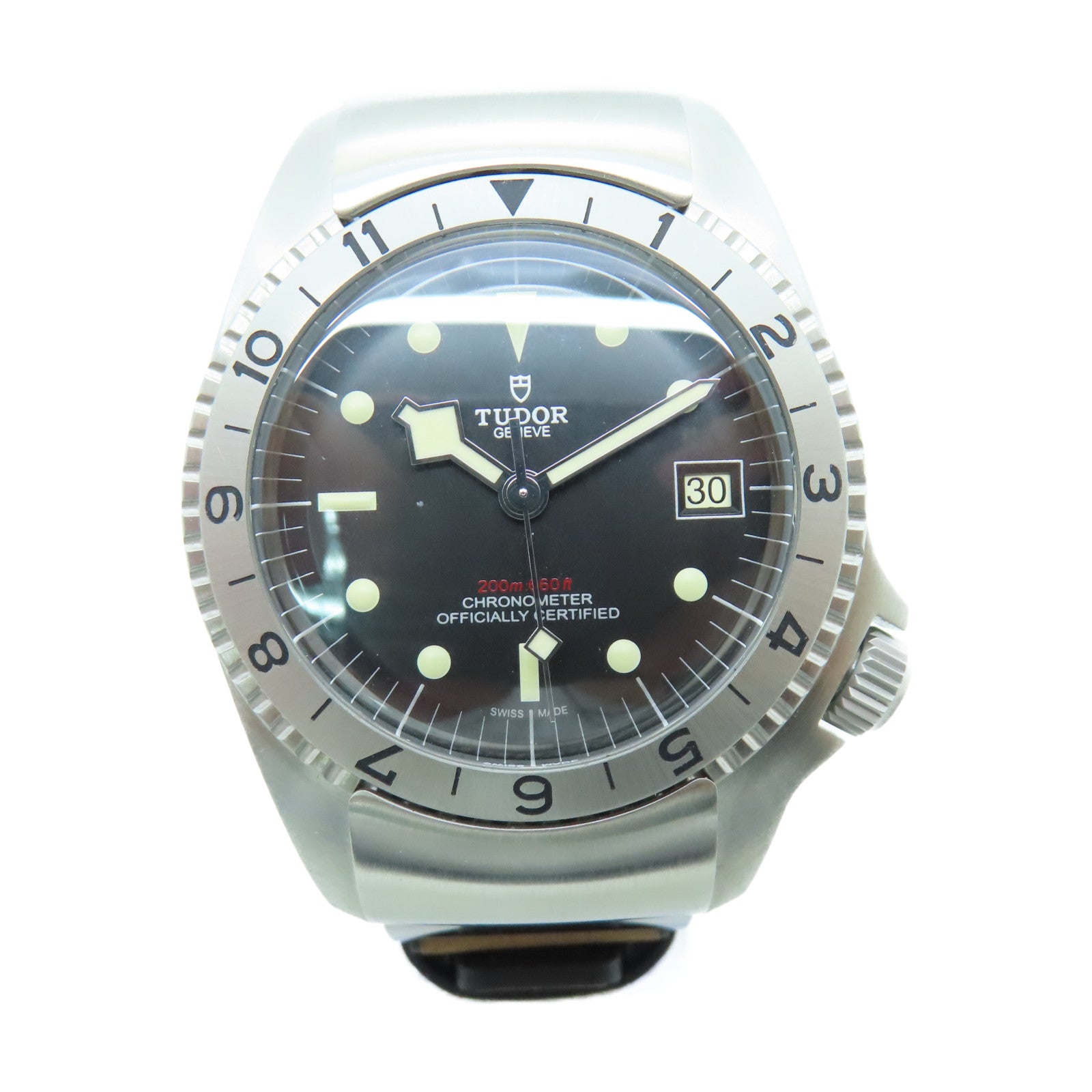 TUDOR Black Bay Stainless Steel Watch Automatic Movement Black/Silver/Brown