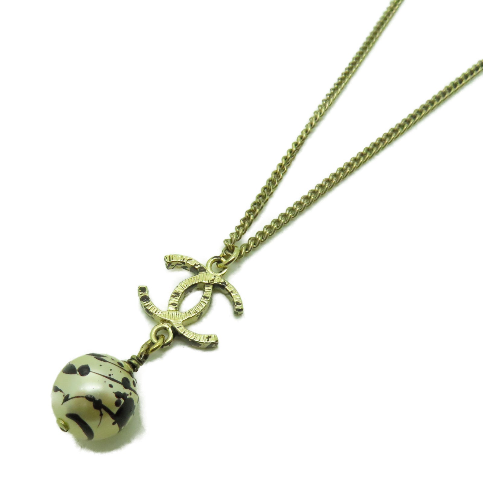 CHANEL 金屬Necklace項鍊金色