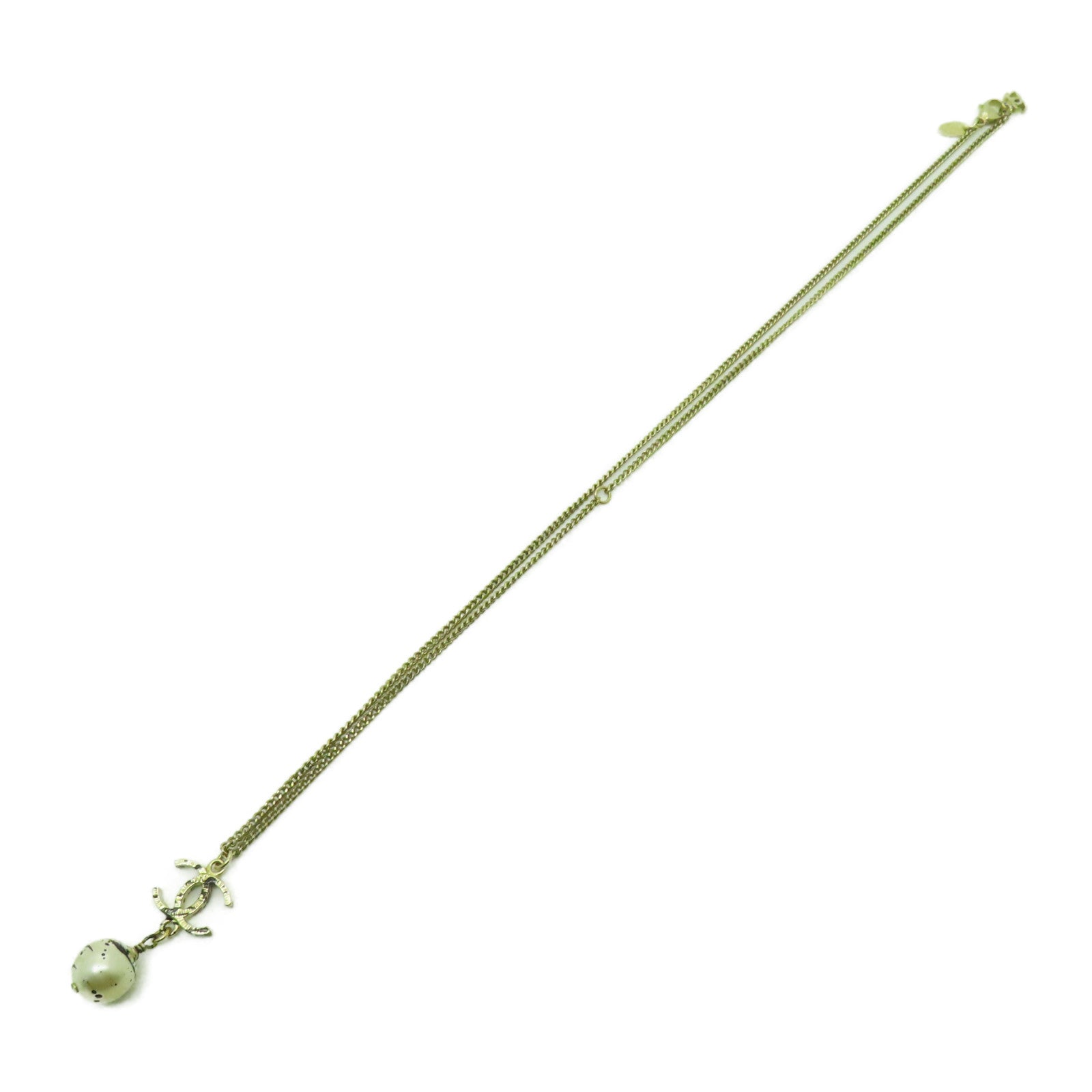 CHANEL 金屬Necklace項鍊金色
