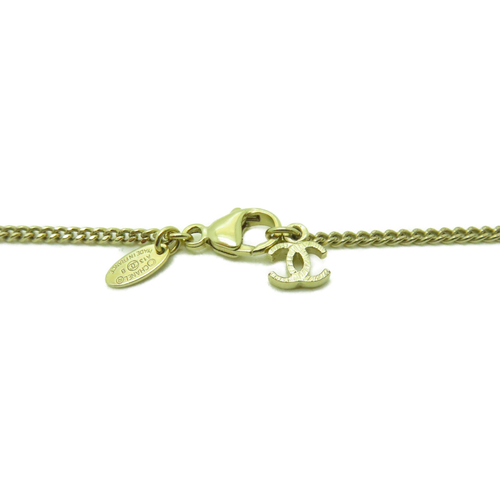 CHANEL 金屬Necklace項鍊金色