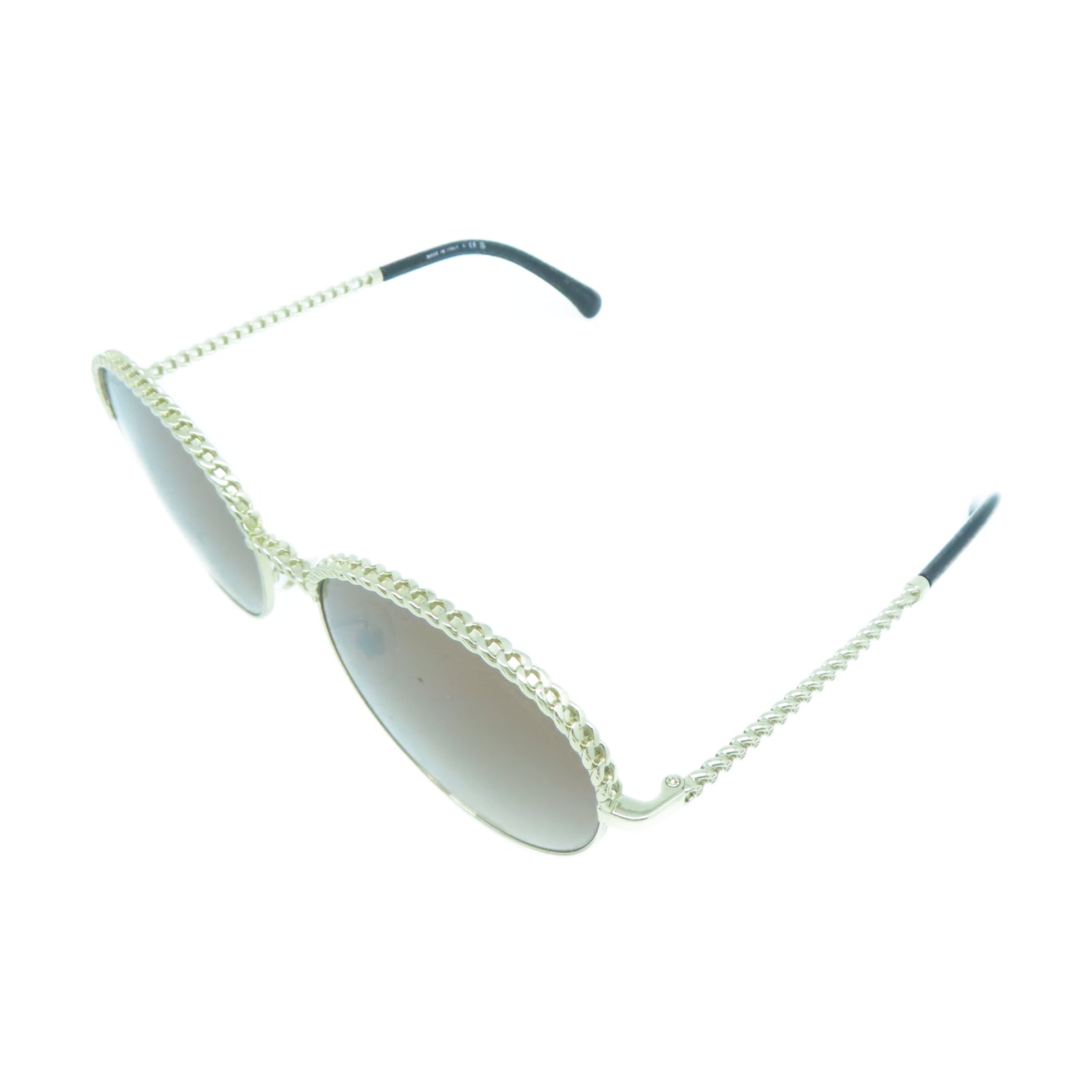 CHANEL 金屬Sunglasses金扣太陽眼鏡啡色