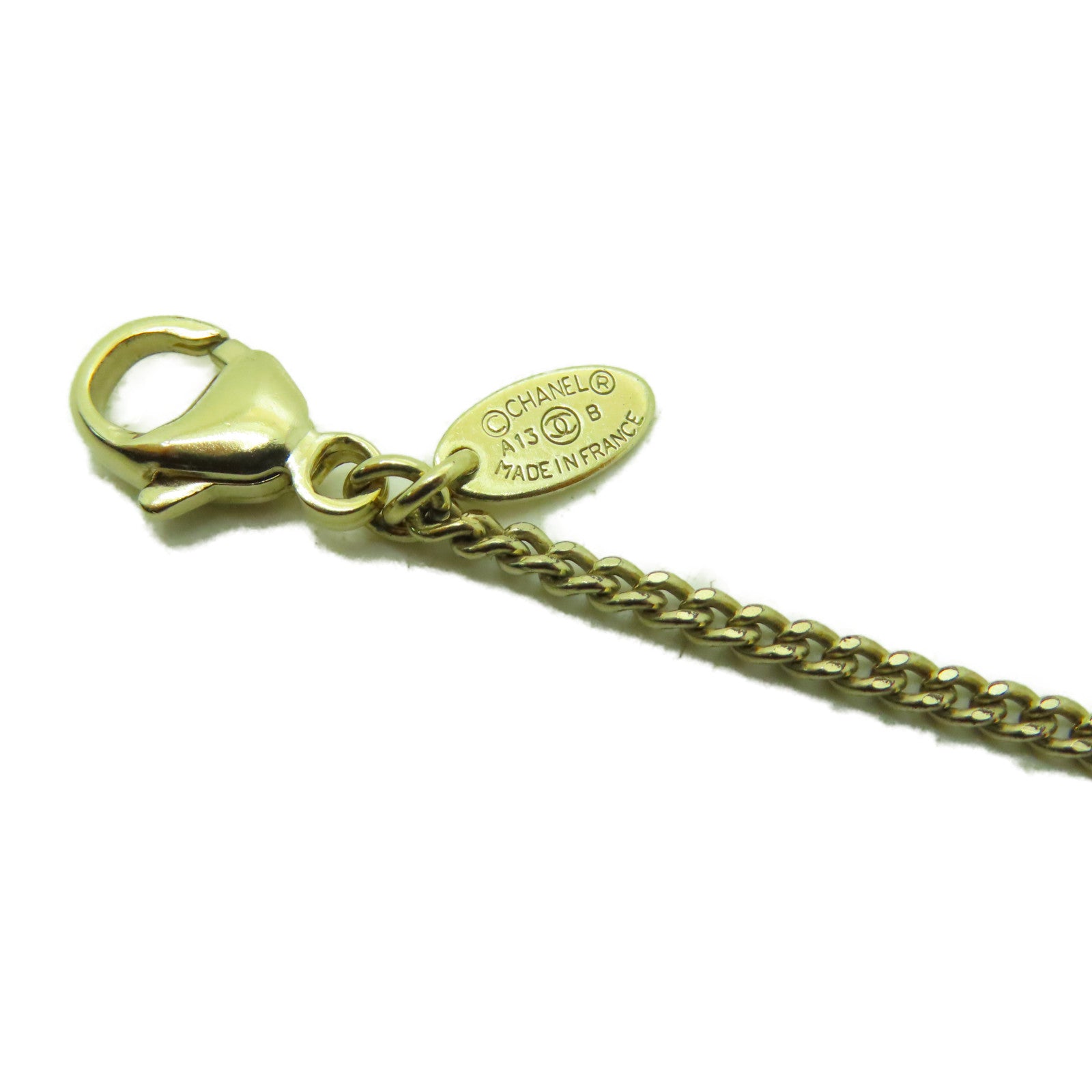 CHANEL 金屬Necklace項鍊金色
