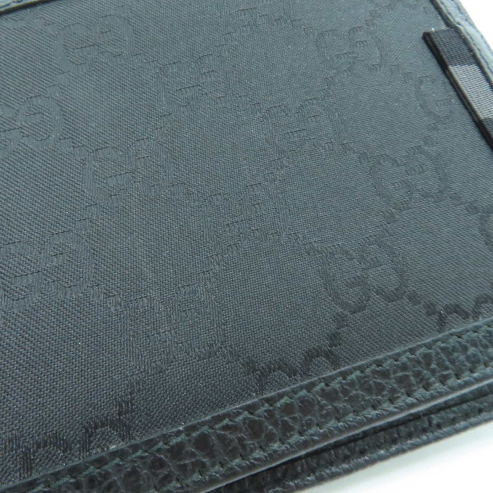 GUCCI Canvas Wallet Black