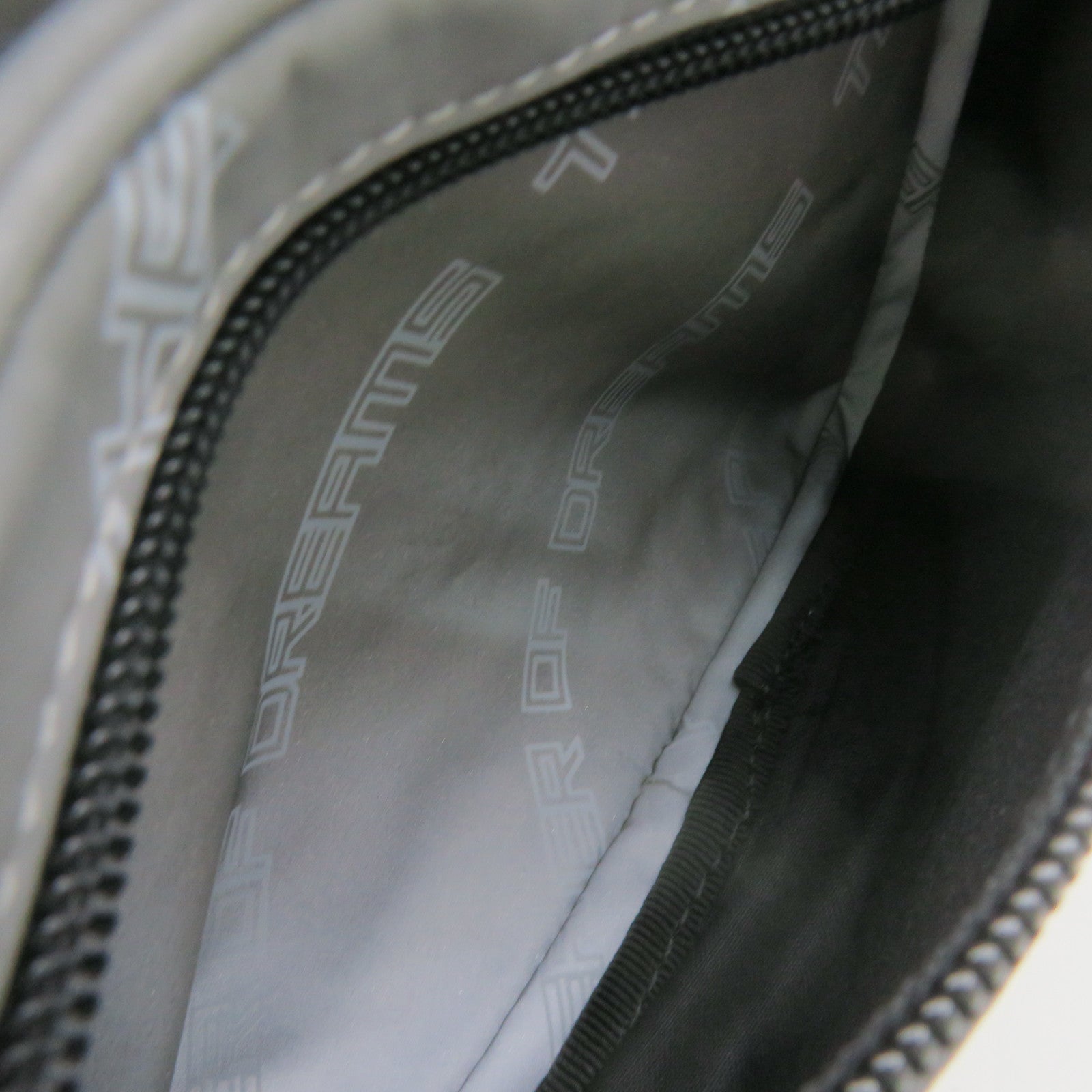 BALENCIAGA Nylon Waist Bag Silver Gray