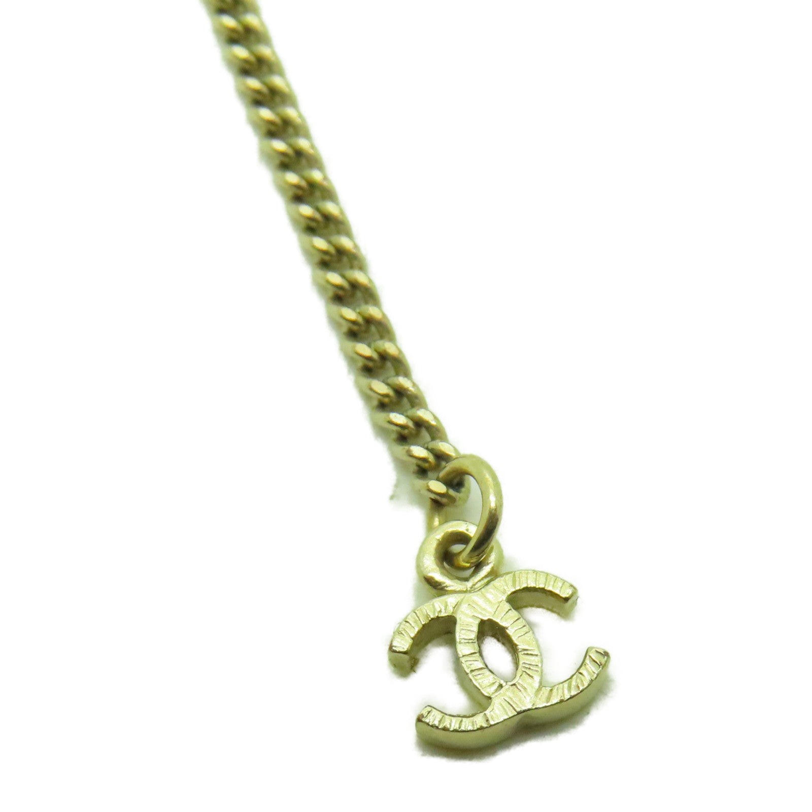 CHANEL 金屬Necklace項鍊金色
